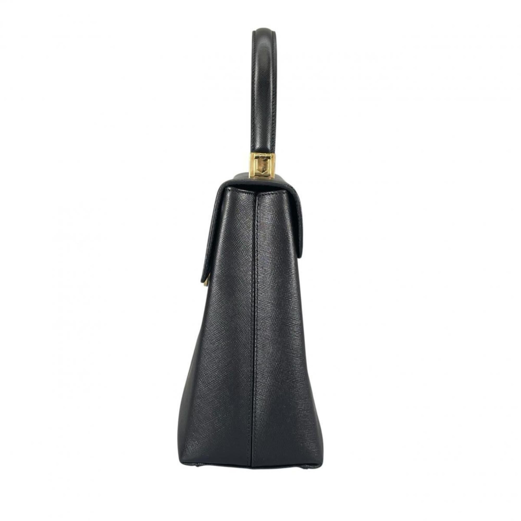 Salvatore Ferragamo Salvatore Ferragamo handbag/shoulder bag, Gancini design, leather, black. Size ONE SIZE - 3 Thumbnail