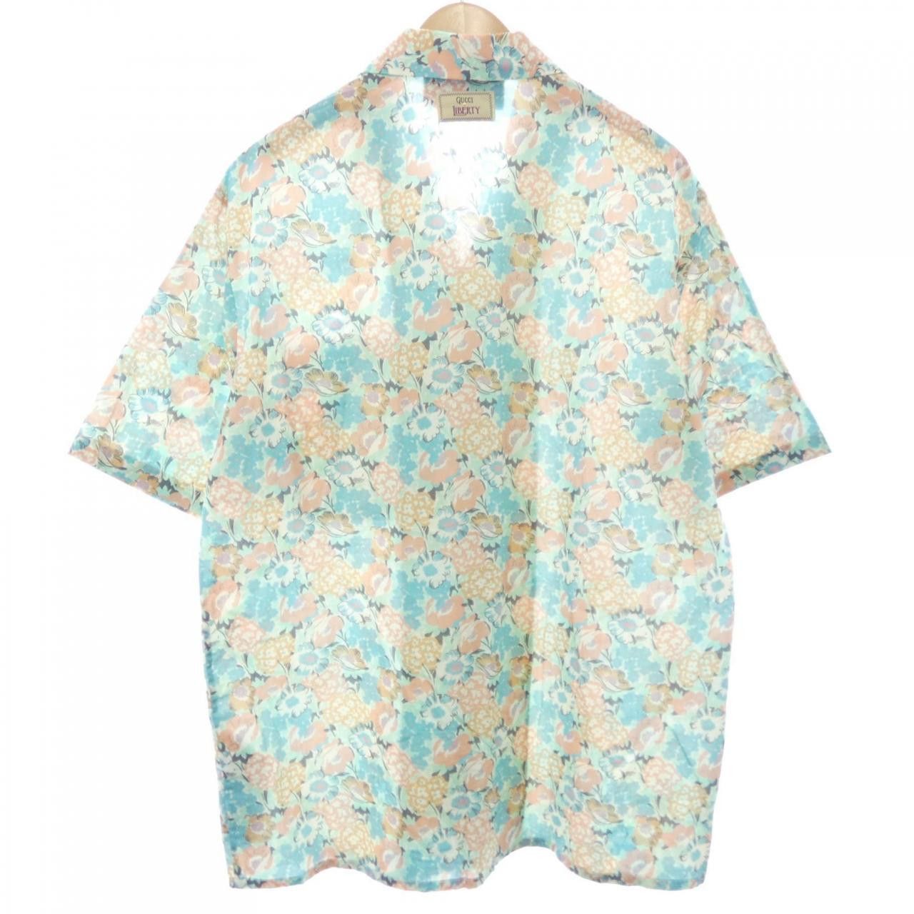 Gucci Gucci Gucci LIBERTY LONDON Short Sleeve Shirt Textile Tops 636408ZAFKU DUTY FREE for USA Size ONE SIZE - 2 Thumbnail