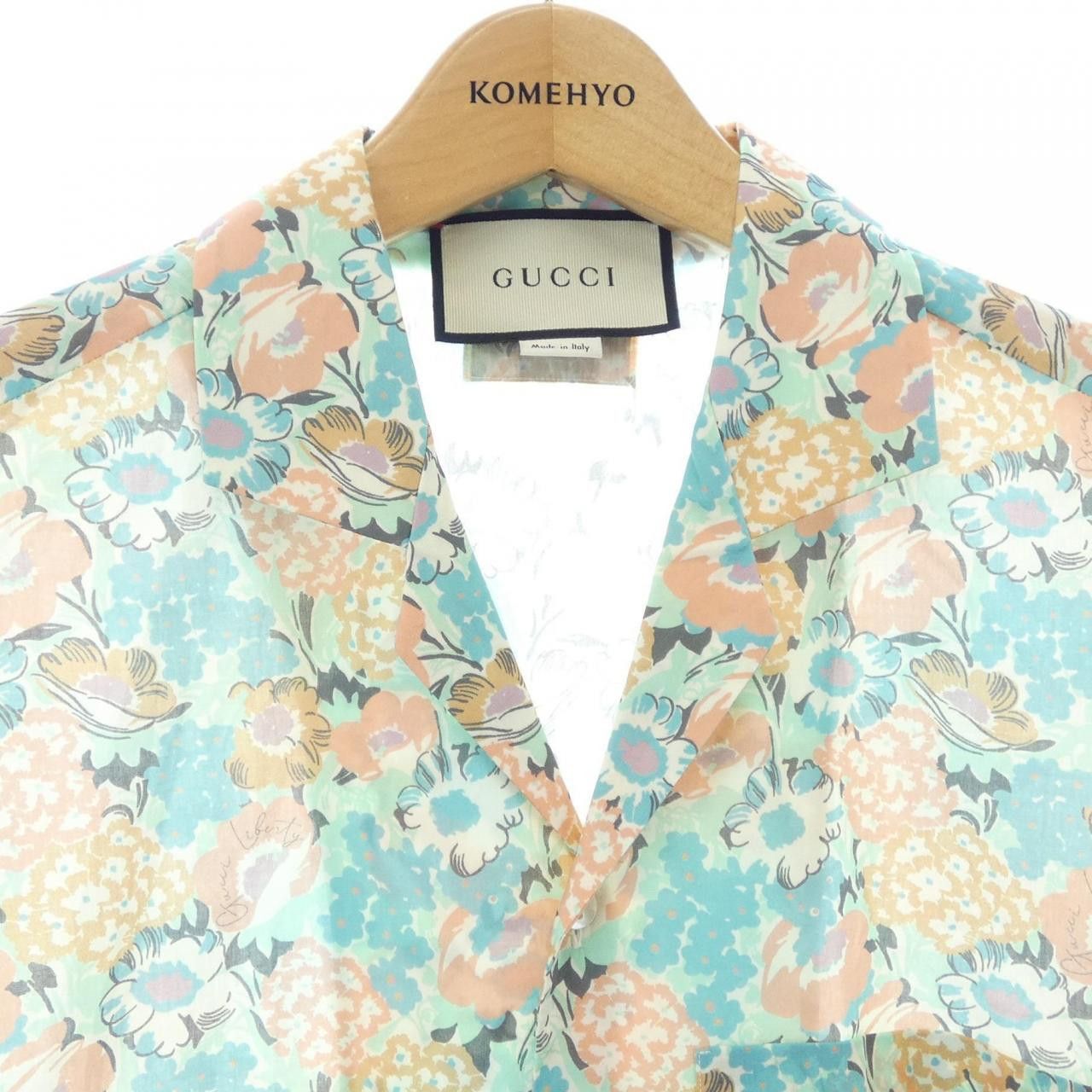 Gucci Gucci Gucci LIBERTY LONDON Short Sleeve Shirt Textile Tops 636408ZAFKU DUTY FREE for USA Size ONE SIZE - 5 Thumbnail