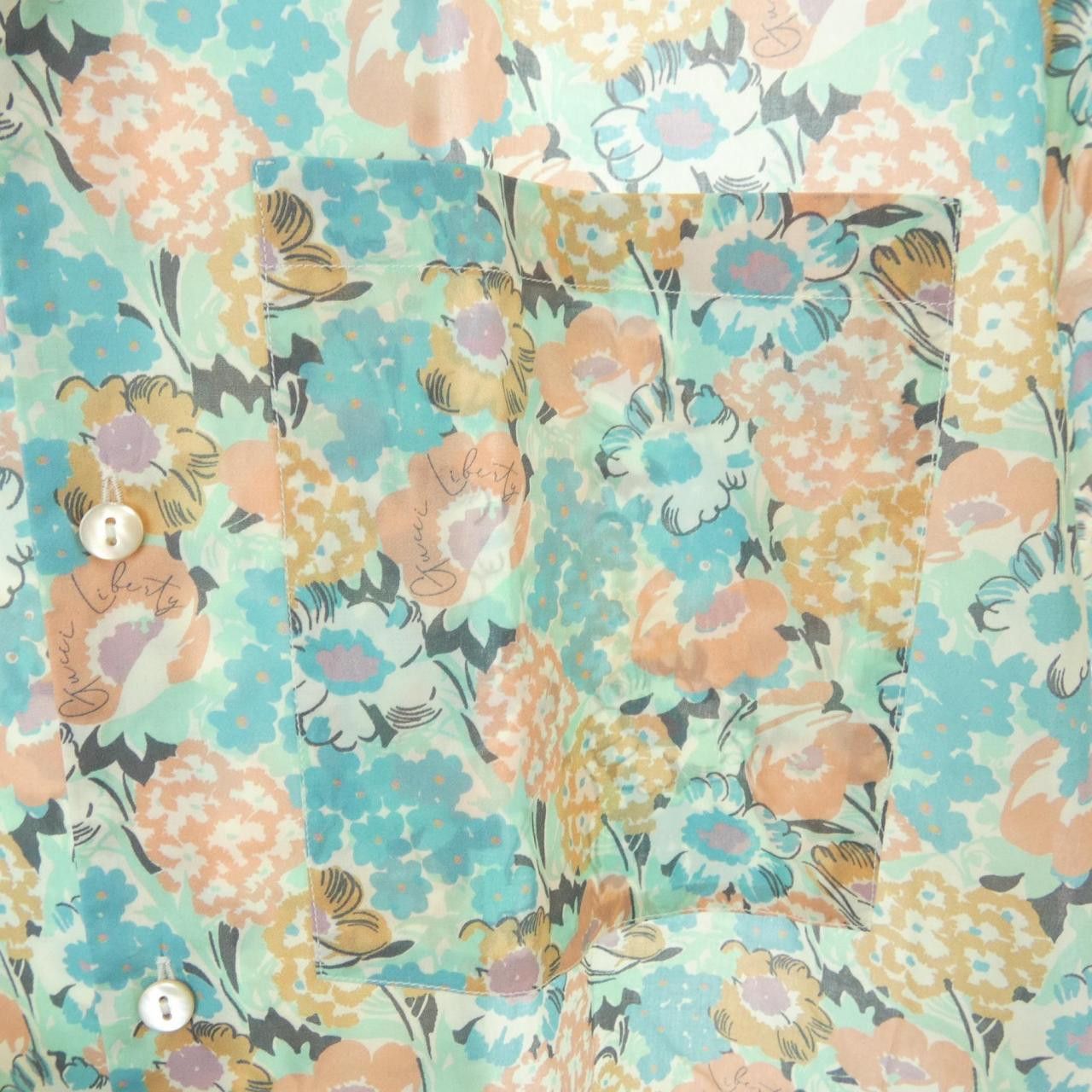 Gucci Gucci Gucci LIBERTY LONDON Short Sleeve Shirt Textile Tops 636408ZAFKU DUTY FREE for USA Size ONE SIZE - 6 Thumbnail