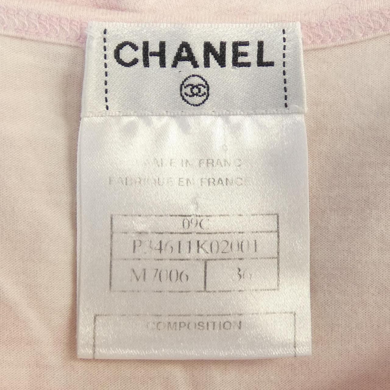 Chanel Chanel Chanel T shirt Textile T-Shirts P34611K02001 DUTY FREE for USA Size ONE SIZE - 4 Thumbnail