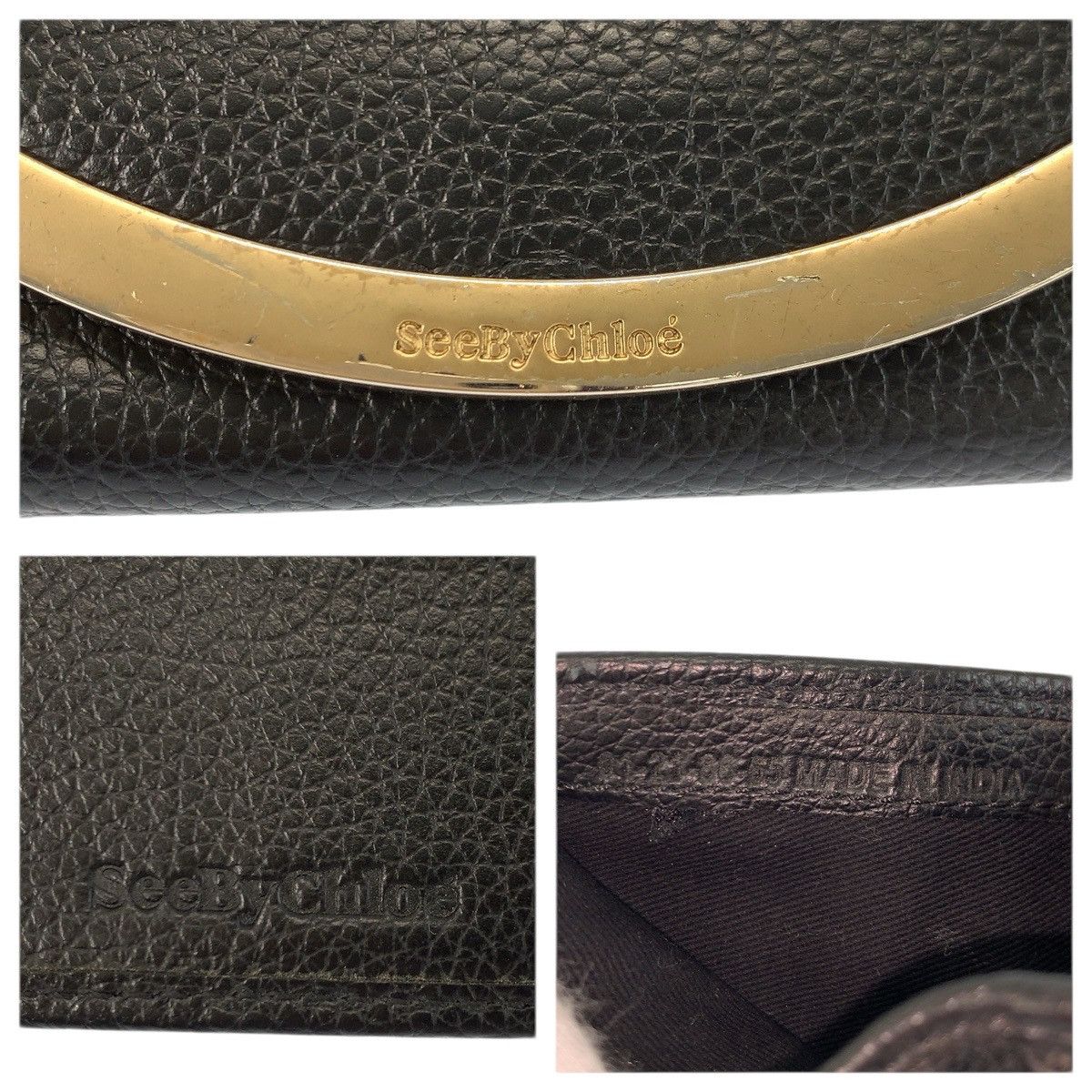 Other Other See By Chloe Lizzie Leather Wallet Leather Short Wallet 01218665 DUTY FREE for USA Size ONE SIZE - 3 Thumbnail