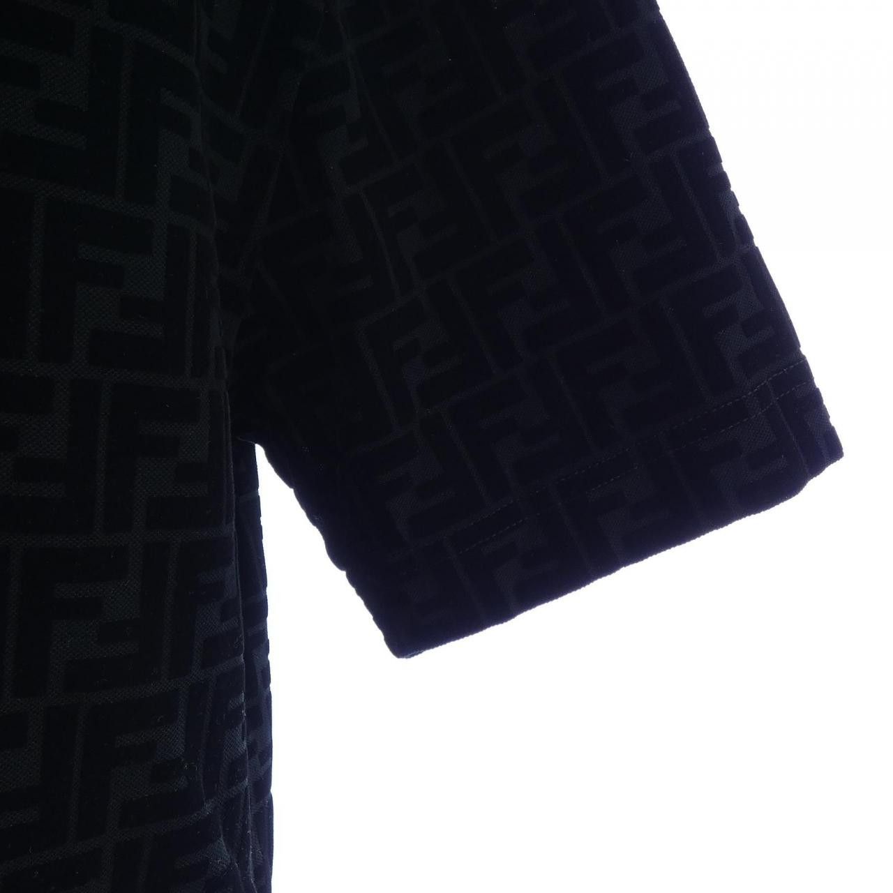Fendi Fendi Fendi FF Motif Cotton T Shirt Textile T-Shirts FY0936A7D5 DUTY FREE for USA Size ONE SIZE - 7 Thumbnail