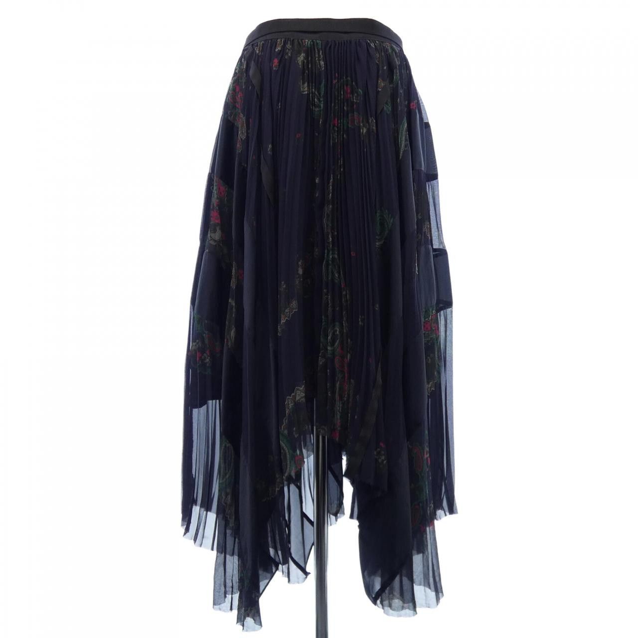 Sacai Sacai Sacai Skirt Textile Skirts 19-04565 DUTY FREE for USA Size ONE SIZE - 2 Thumbnail