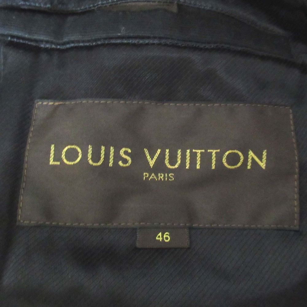 Louis Vuitton Louis Vuitton Louis Vuitton Heavy Cotton Mao Collar Jacket Textile Outerwear DUTY FREE for USA Size ONE SIZE - 11 Thumbnail
