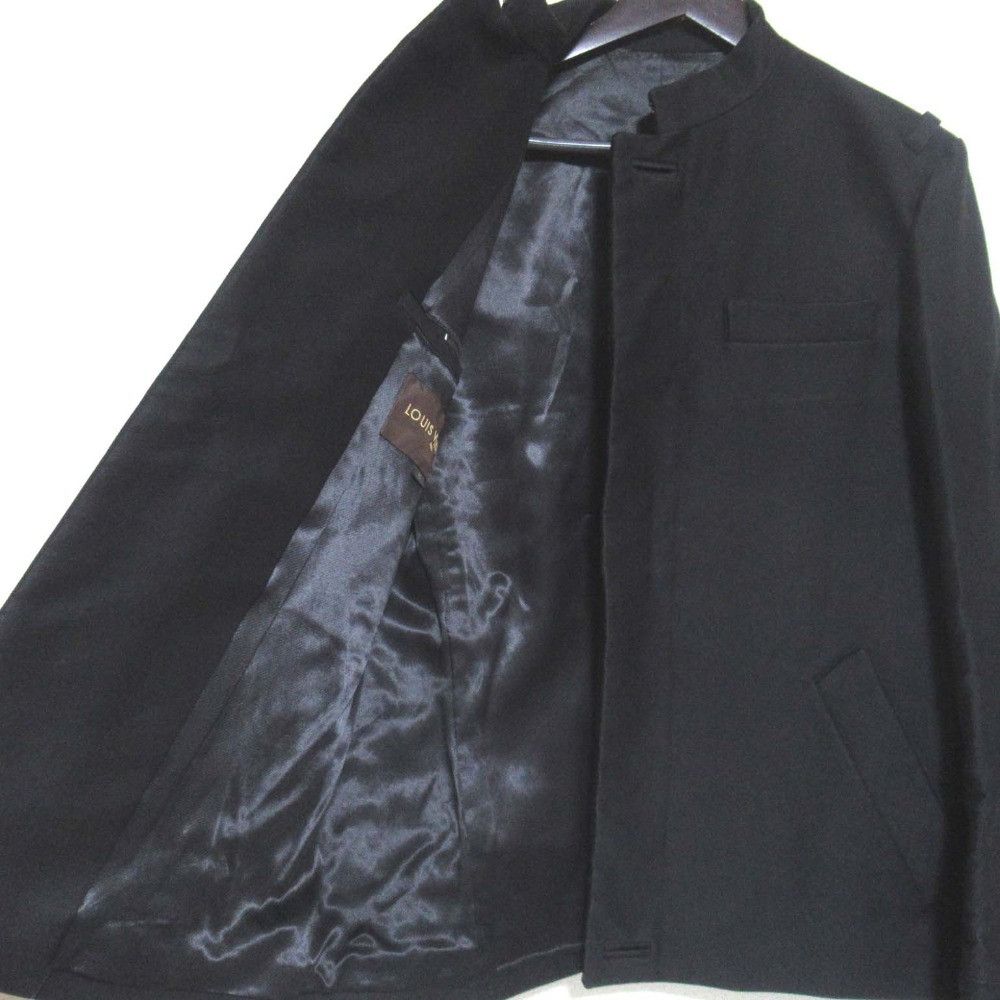 Louis Vuitton Louis Vuitton Louis Vuitton Heavy Cotton Mao Collar Jacket Textile Outerwear DUTY FREE for USA Size ONE SIZE - 4 Thumbnail