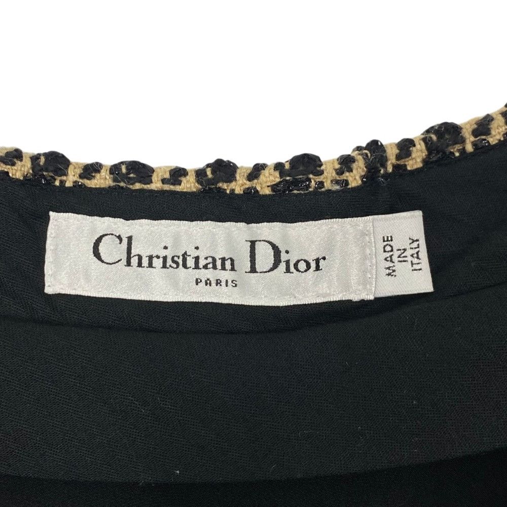 Dior Dior Christian Dior Houndstooth Tweed Shorts Textile Shorts 021P10A7722 DUTY FREE for USA Size ONE SIZE - 5 Thumbnail
