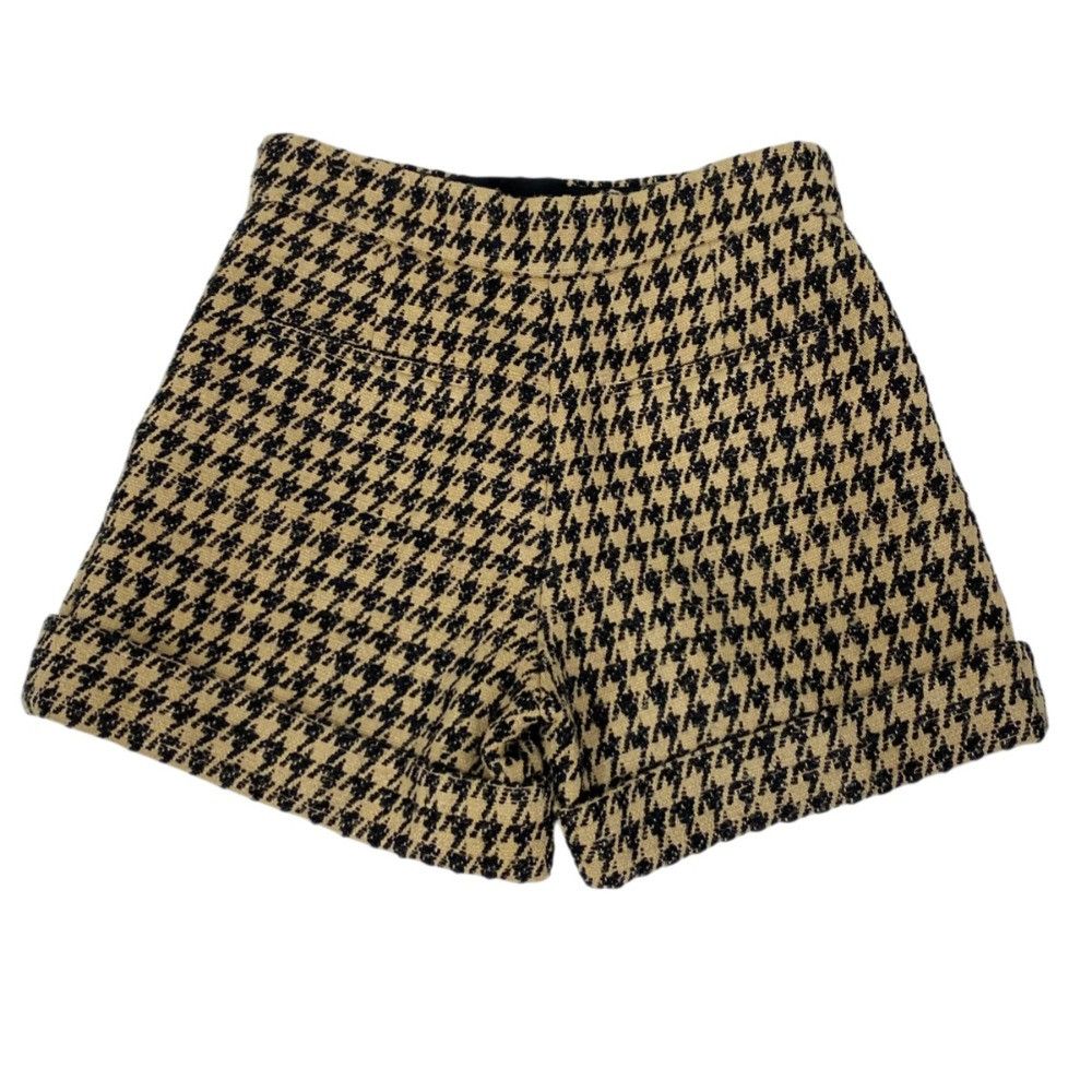 Dior Dior Christian Dior Houndstooth Tweed Shorts Textile Shorts 021P10A7722 DUTY FREE for USA Size ONE SIZE - 2 Thumbnail