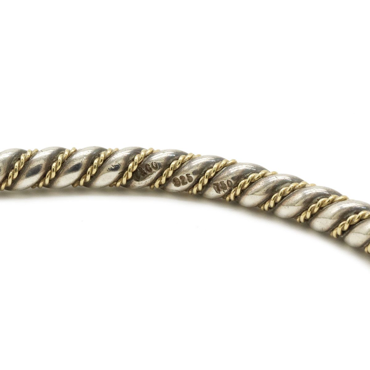 Tiffany & Co. Tiffany & Co. Tiffany & Co. Twist Silver Bangle Precious Metal Bangle DUTY FREE for USA Size ONE SIZE - 4 Thumbnail