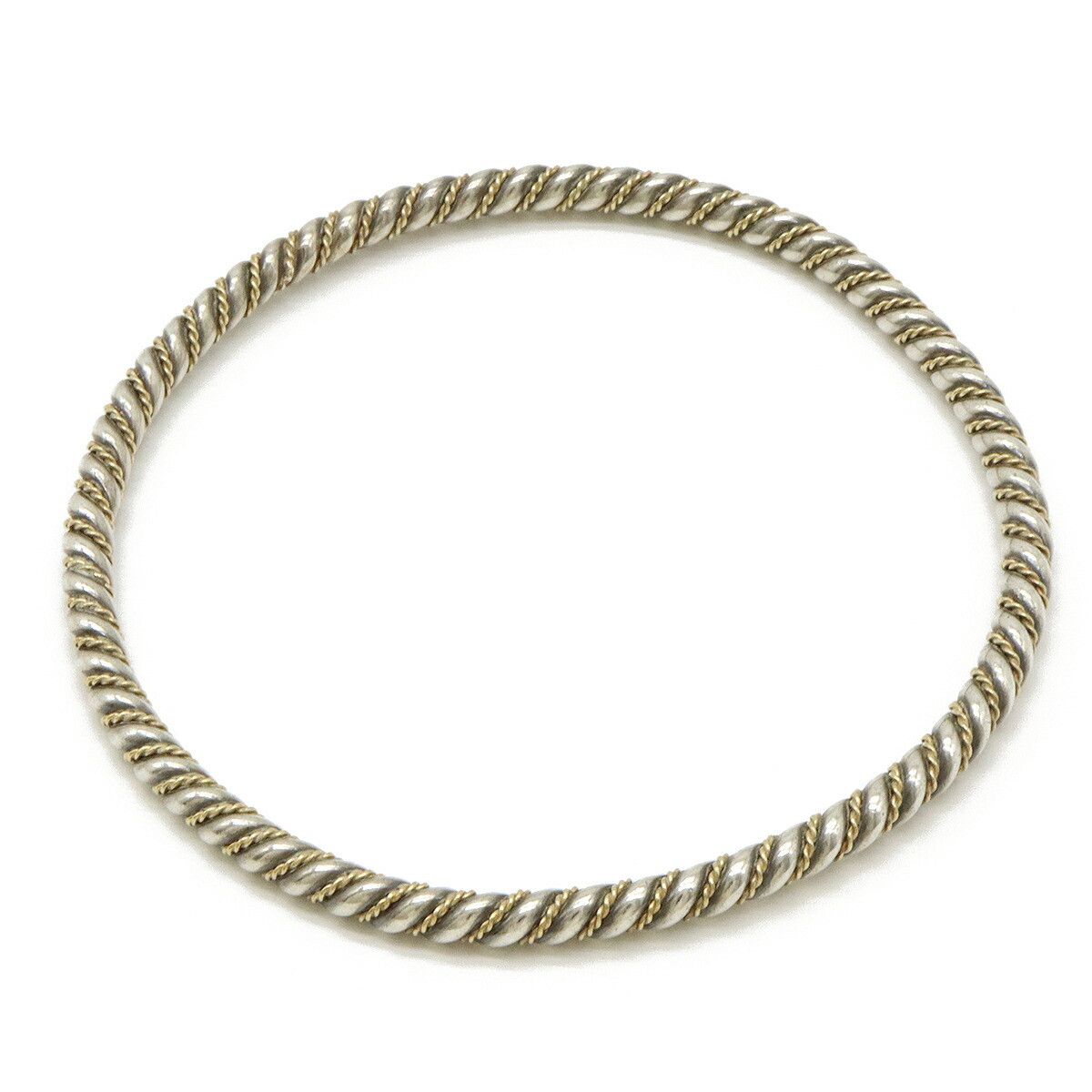 Tiffany & Co. Tiffany & Co. Tiffany & Co. Twist Silver Bangle Precious Metal Bangle DUTY FREE for USA Size ONE SIZE - 2 Thumbnail