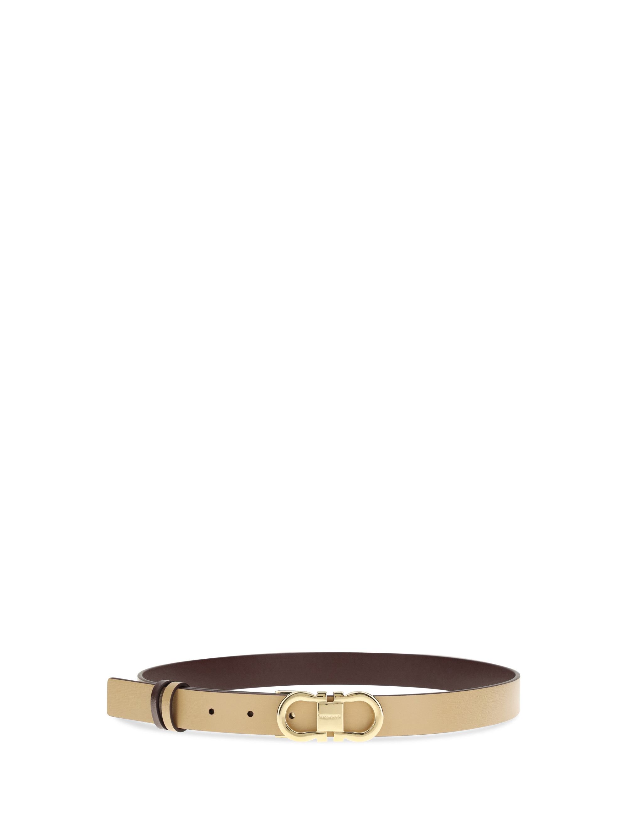 Salvatore Ferragamo Adjustable and reversible Gancini leather Belt Size ONE SIZE - 2 Thumbnail