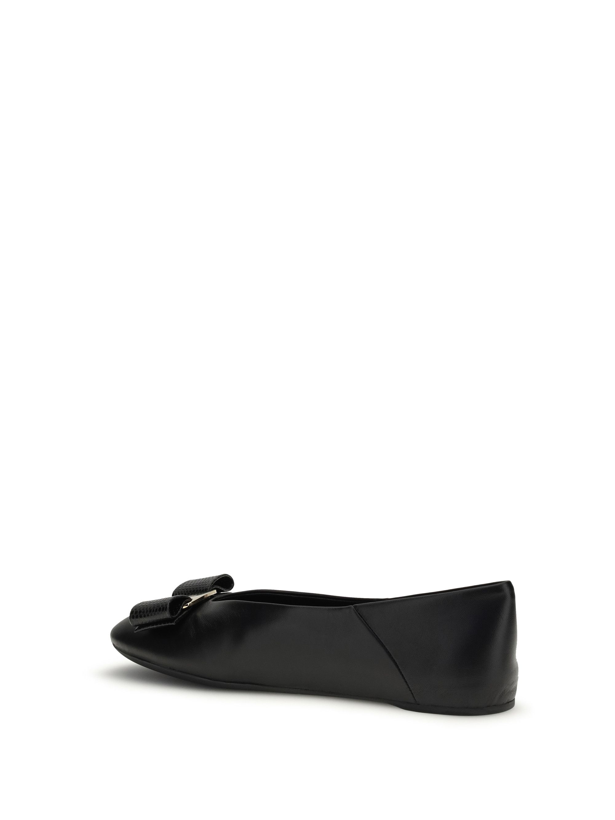 Salvatore Ferragamo Vara Bow Ballerinas Size US 7.5 / IT 37.5 - 3 Thumbnail