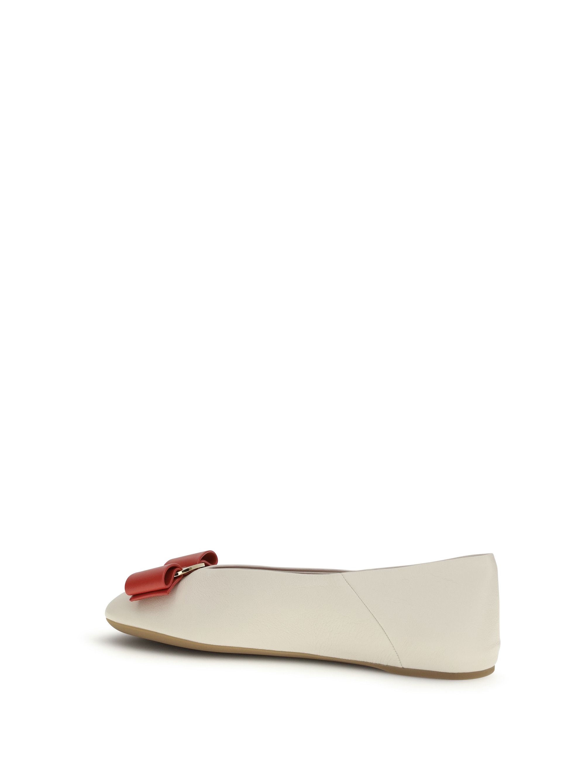 Salvatore Ferragamo Vara Bow Ballerinas Size US 7 / IT 37 - 3 Thumbnail