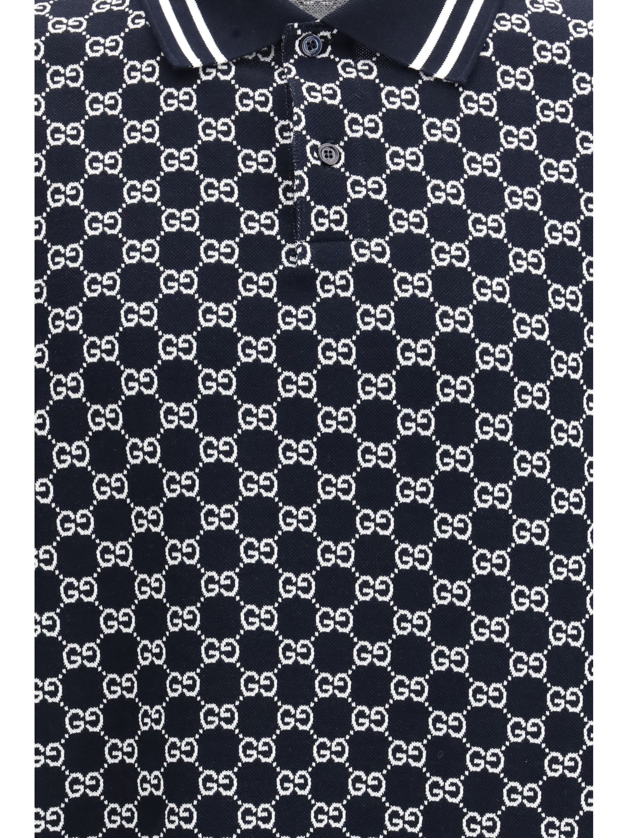 Gucci GG jacquard cotton piqué Polo Size US XS / EU 42 / 0 - 3 Thumbnail