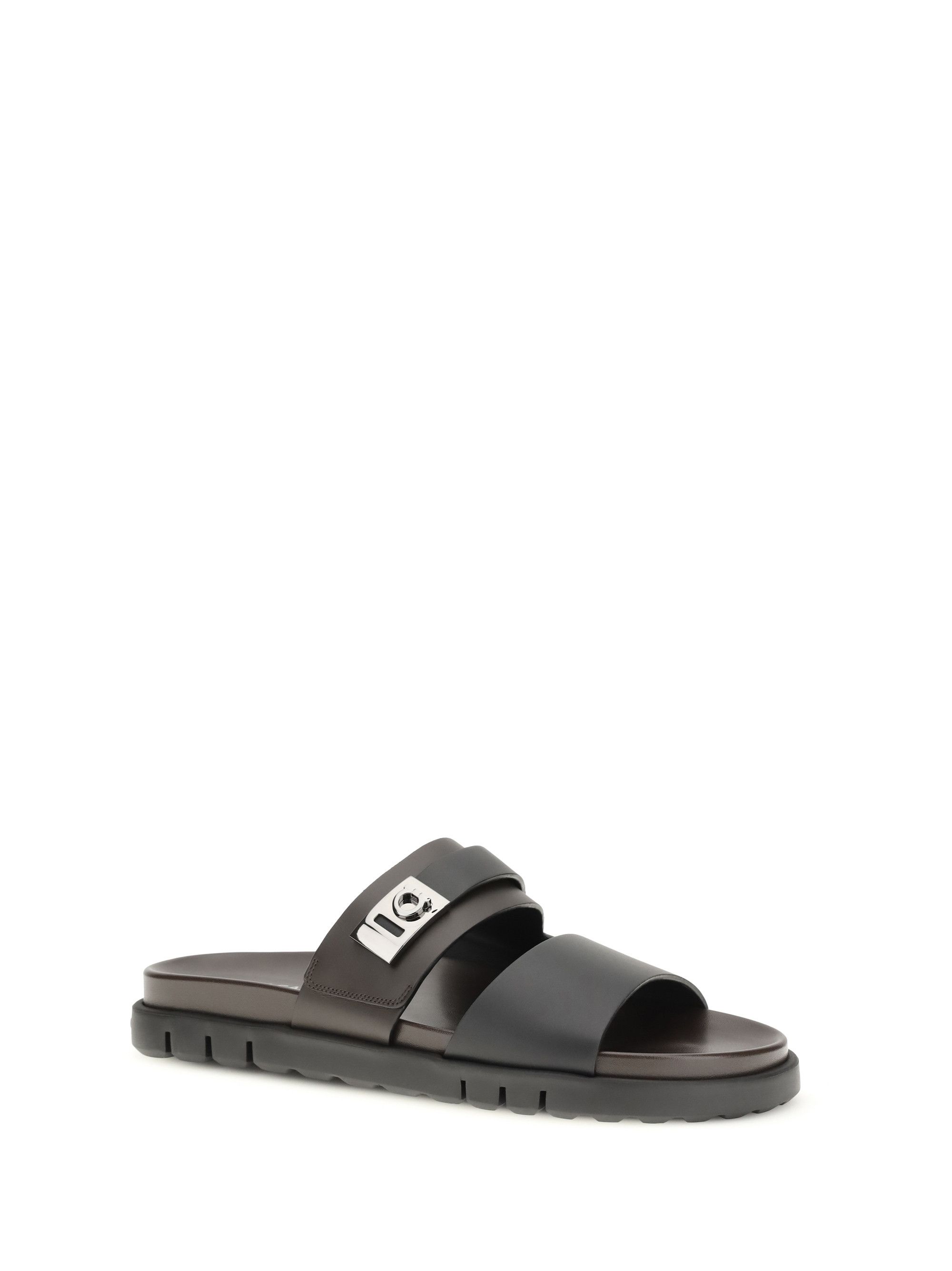 Salvatore Ferragamo Double-strap leather Sandals Size US 8 / EU 41 - 2 Thumbnail