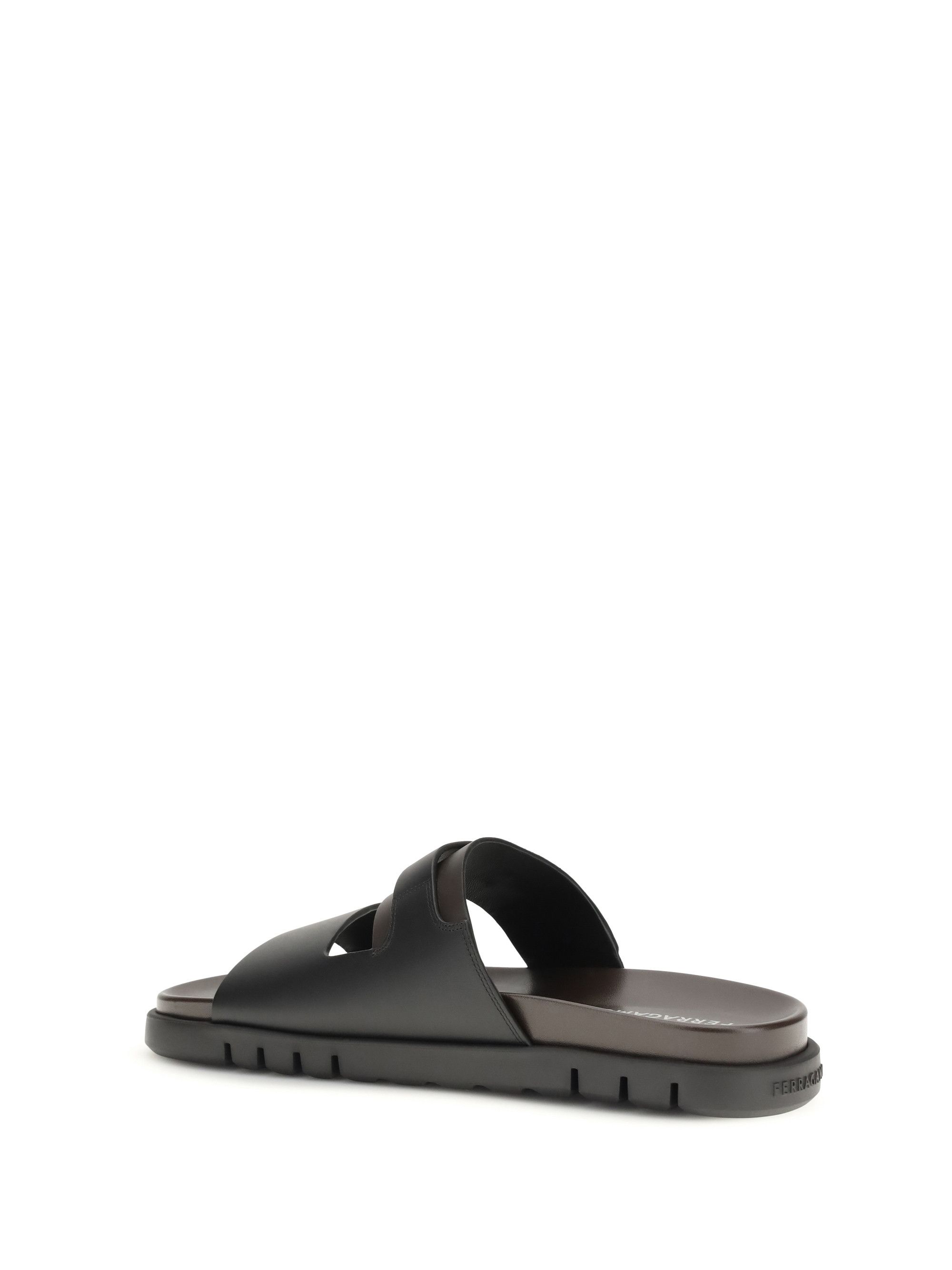 Salvatore Ferragamo Double-strap leather Sandals Size US 9 / EU 42 - 3 Thumbnail