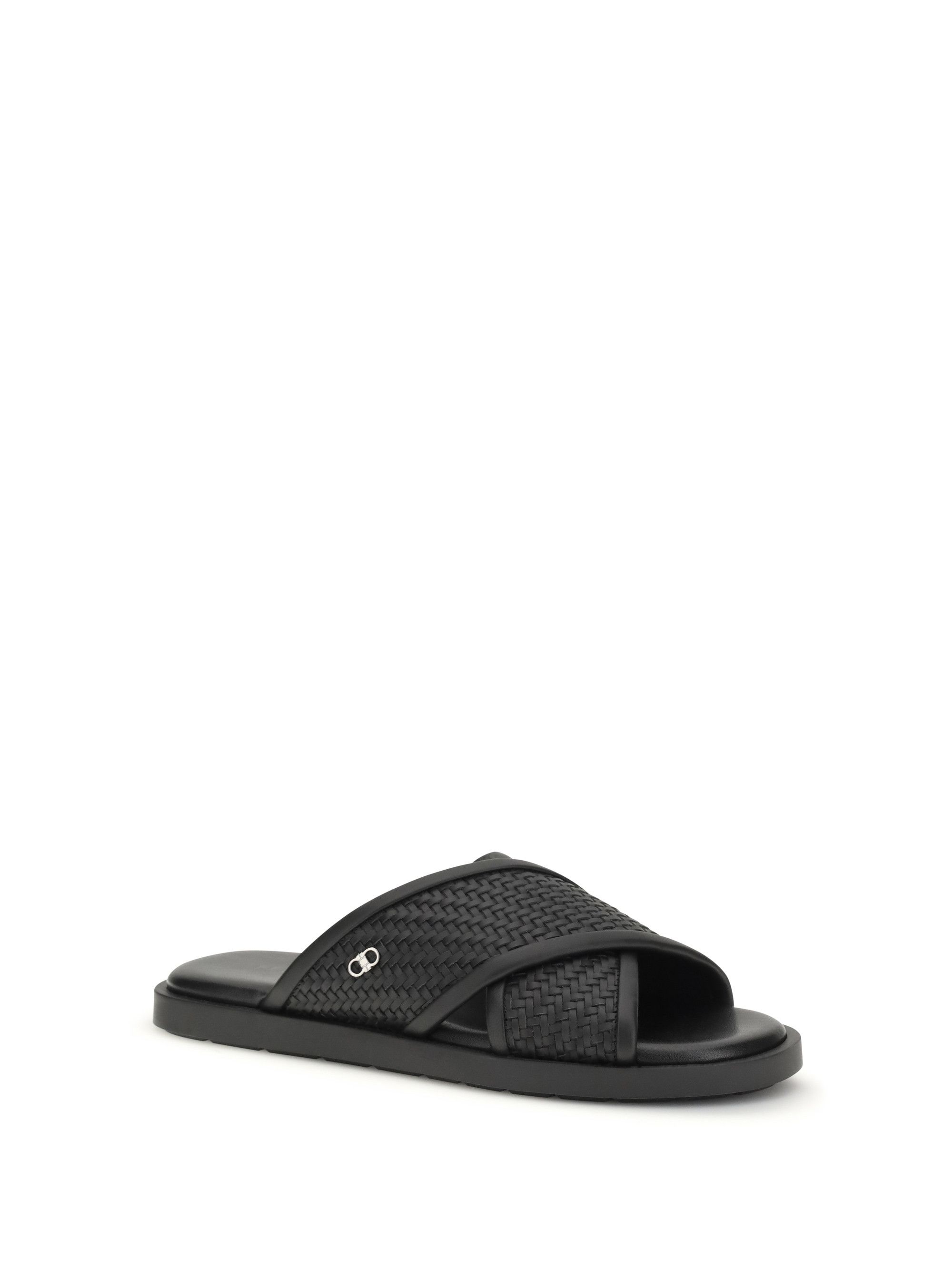 Salvatore Ferragamo Gancini Sandals Size US 7 / EU 40 - 2 Thumbnail