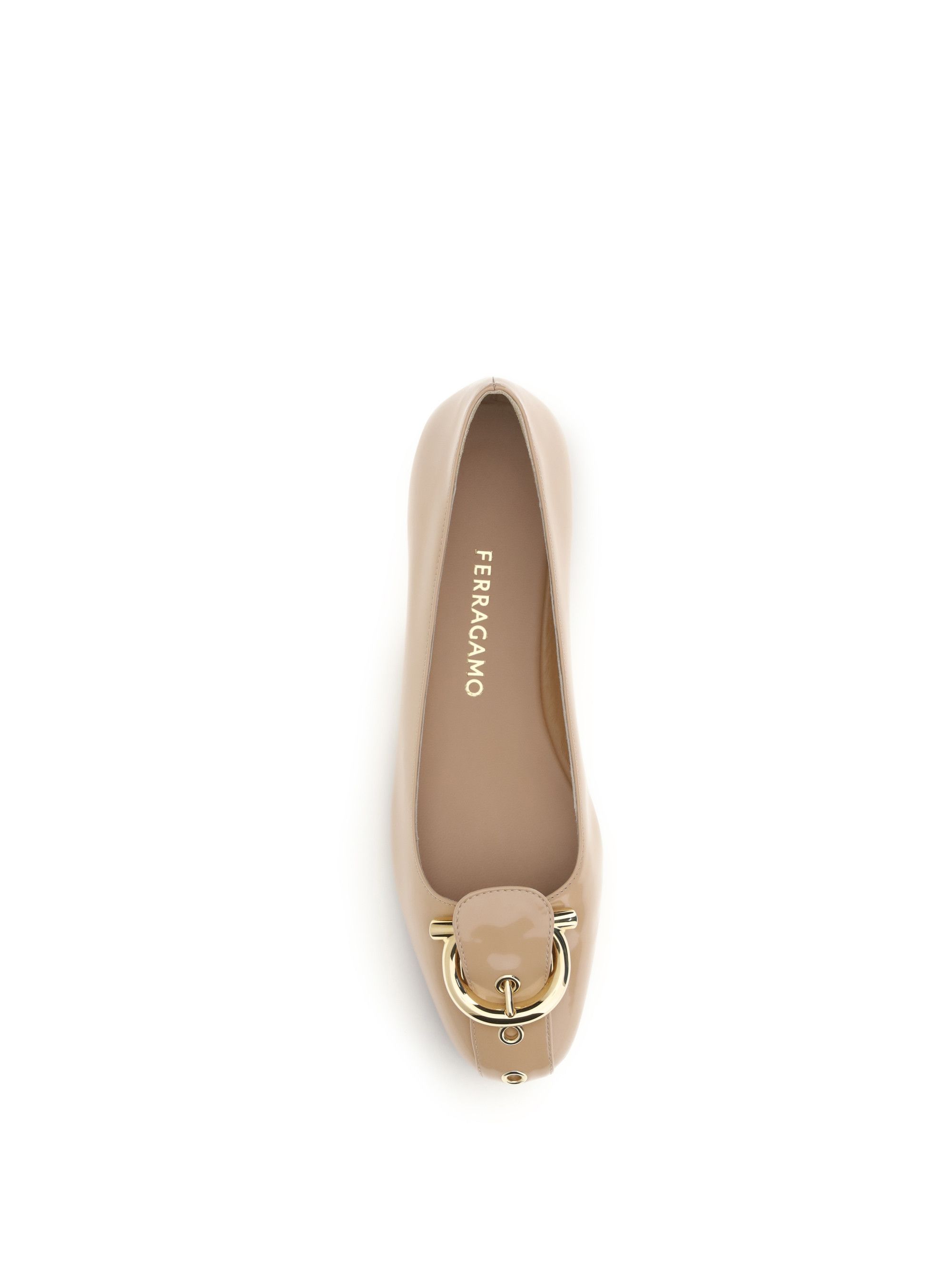 Salvatore Ferragamo Gancini Ballerinas Size US 5.5 / IT 35.5 - 4 Thumbnail
