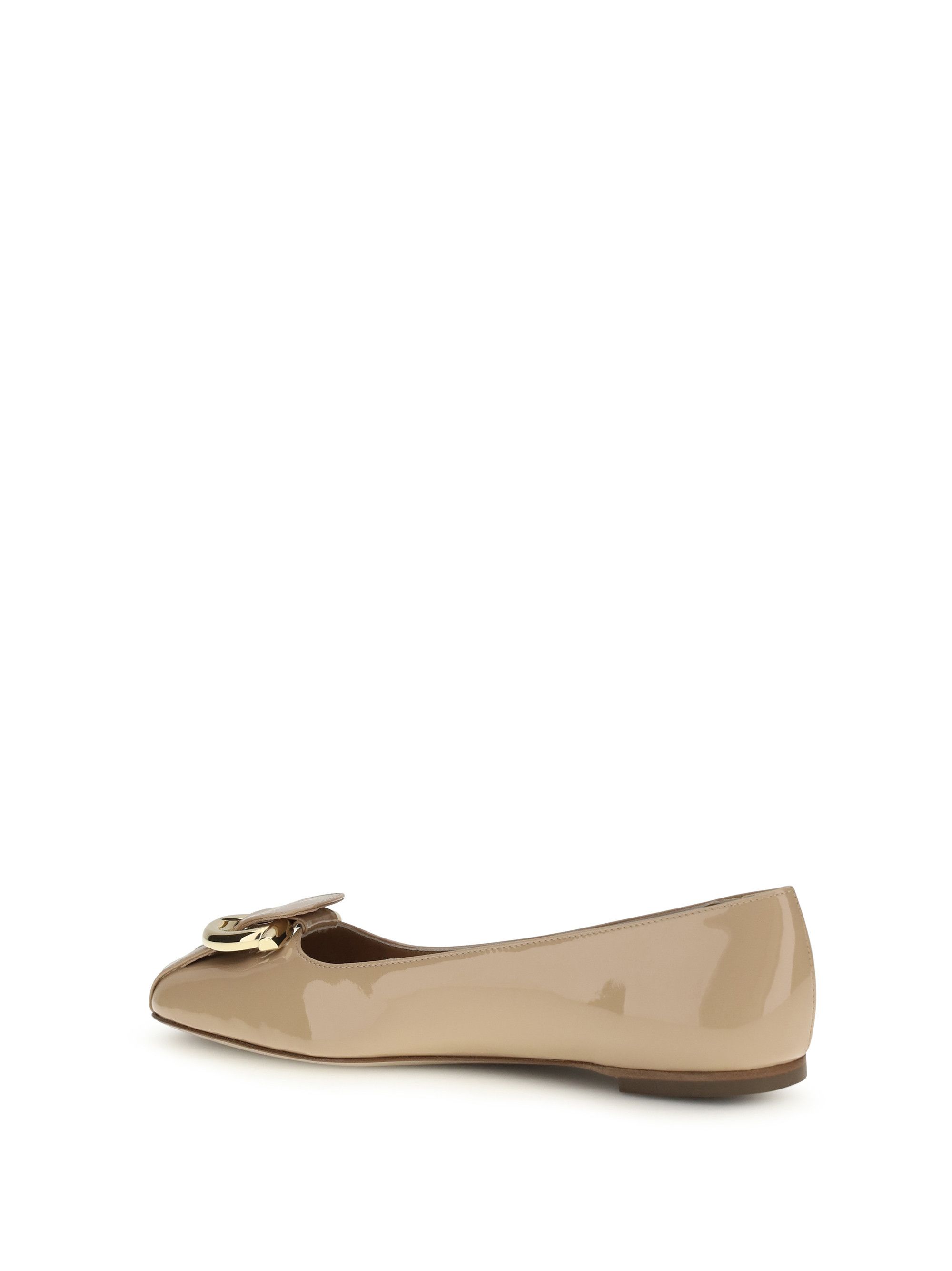 Salvatore Ferragamo Gancini Ballerinas Size US 8 / IT 38 - 3 Thumbnail