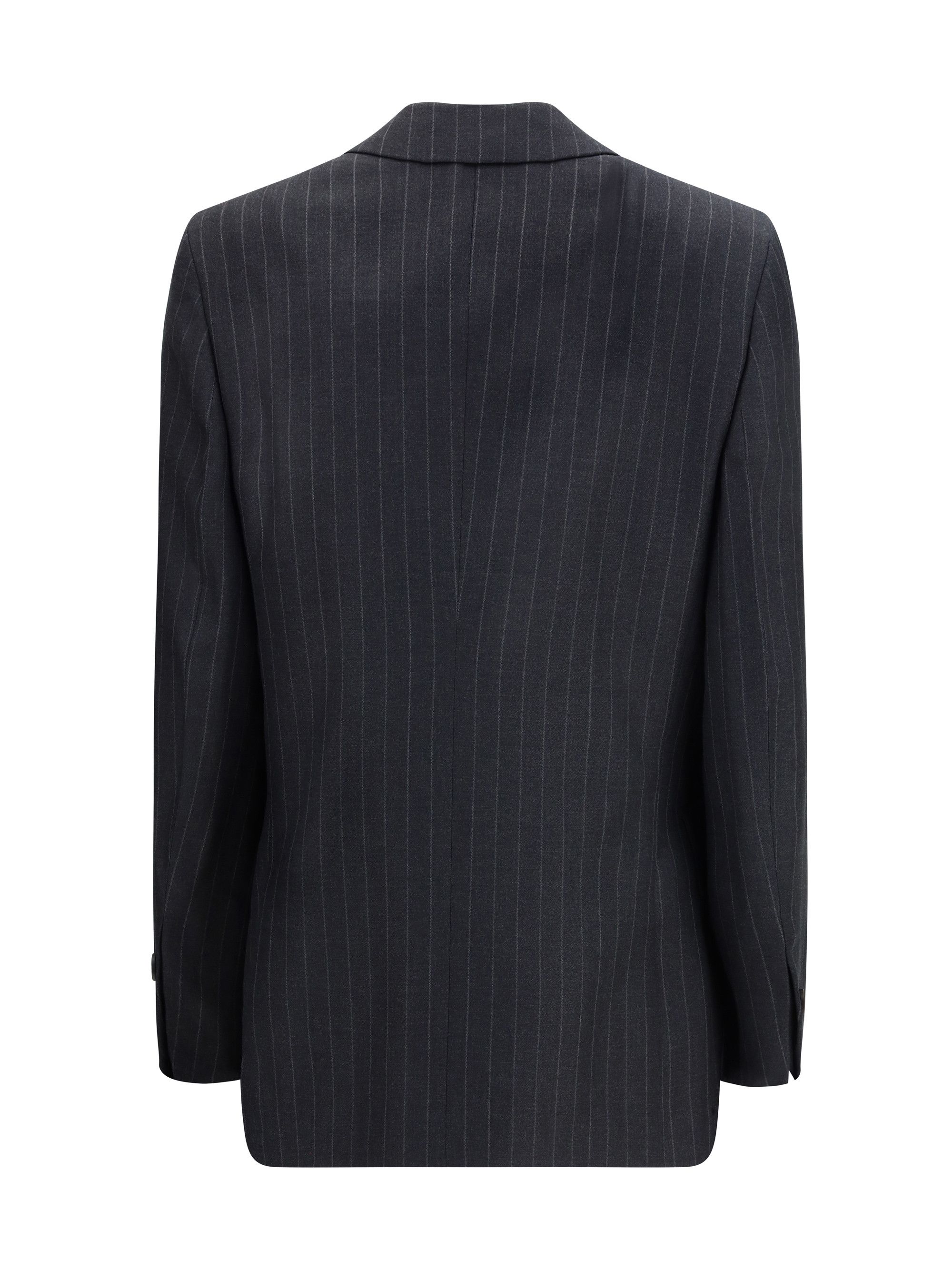 Salvatore Ferragamo Double-breasted pinstripe Blazer Size M / US 6-8 / IT 42-44 - 2 Thumbnail