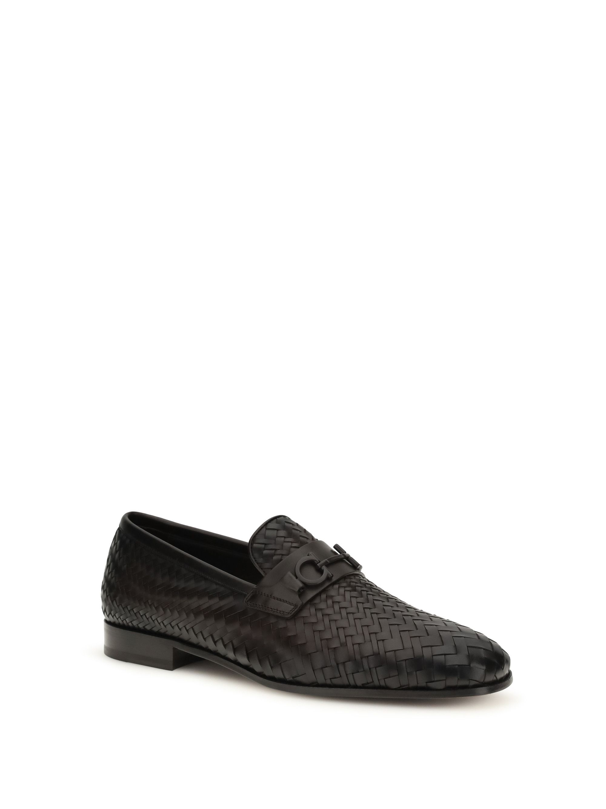 Salvatore Ferragamo Woven Gancini Loafers Size US 6.5 / EU 39-40 - 2 Thumbnail