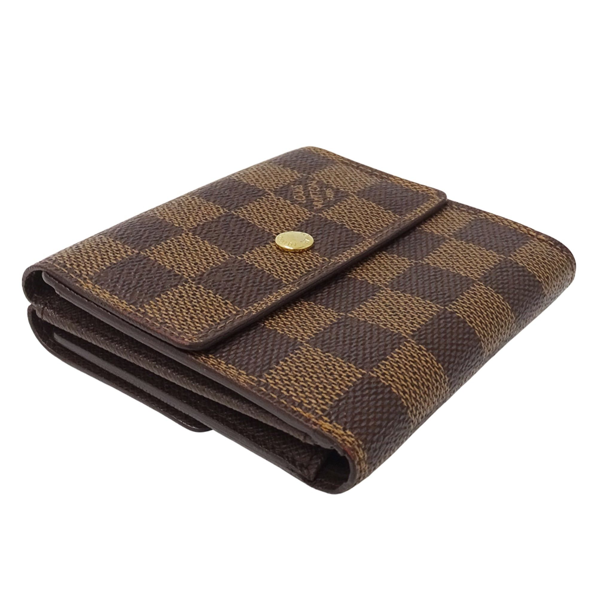 Louis Vuitton Louis Vuitton Damier Wallet for Women and Men, Brand Bi-fold Wallet, Portefeuille Elise N61654 Brown Size ONE SIZE - 3 Thumbnail