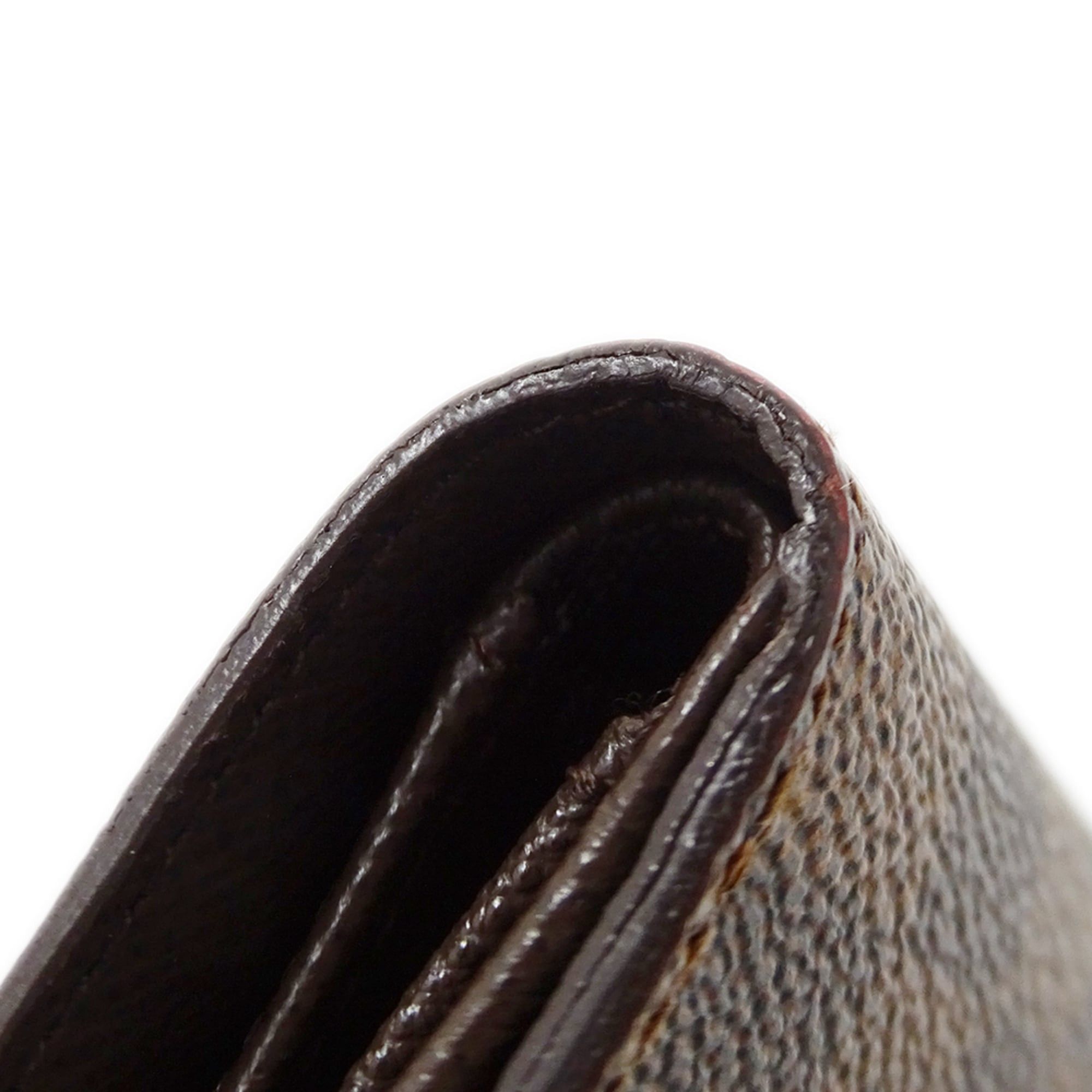Louis Vuitton Louis Vuitton Damier Wallet for Women and Men, Brand Bi-fold Wallet, Portefeuille Elise N61654 Brown Size ONE SIZE - 11 Thumbnail