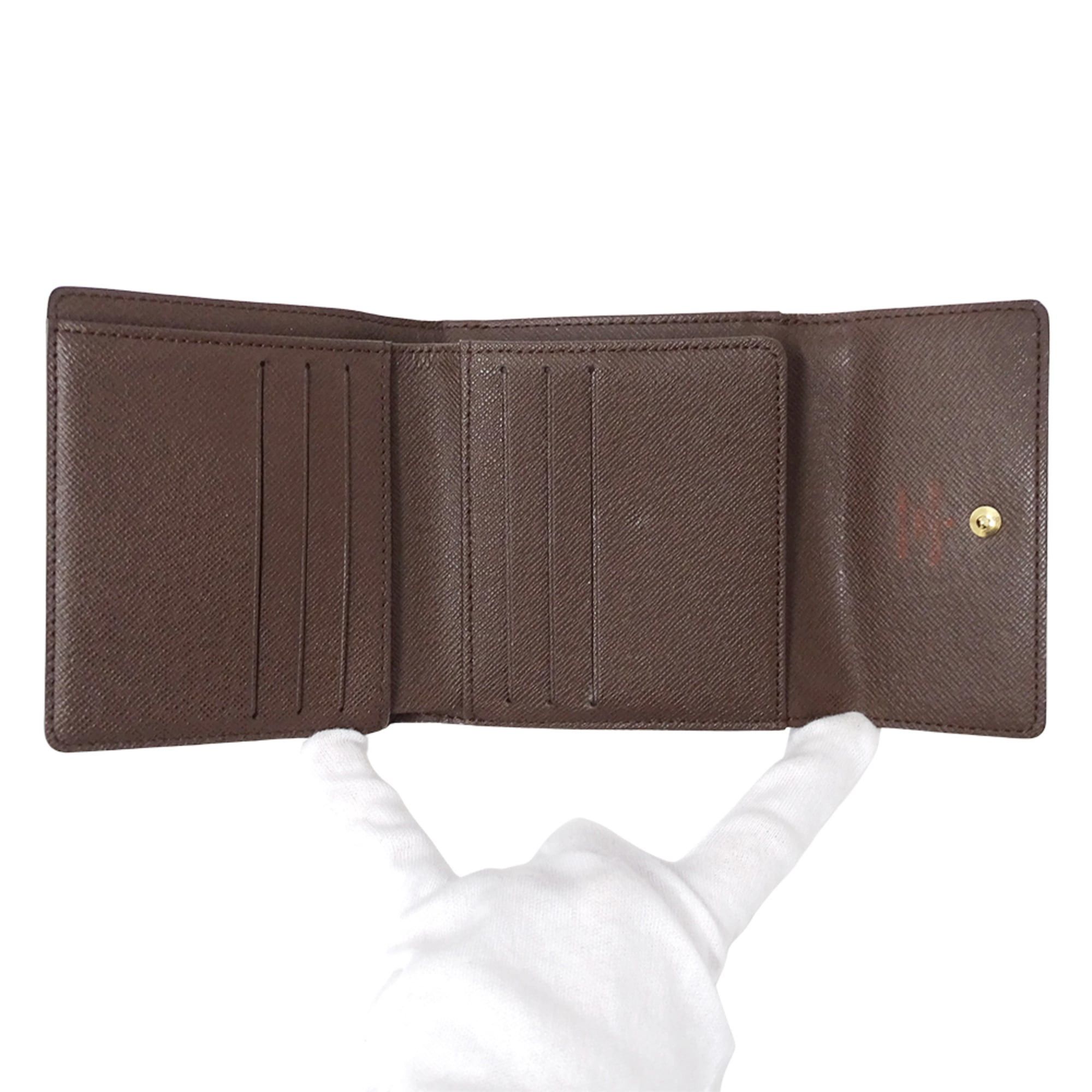 Louis Vuitton Louis Vuitton Damier Wallet for Women and Men, Brand Bi-fold Wallet, Portefeuille Elise N61654 Brown Size ONE SIZE - 4 Thumbnail