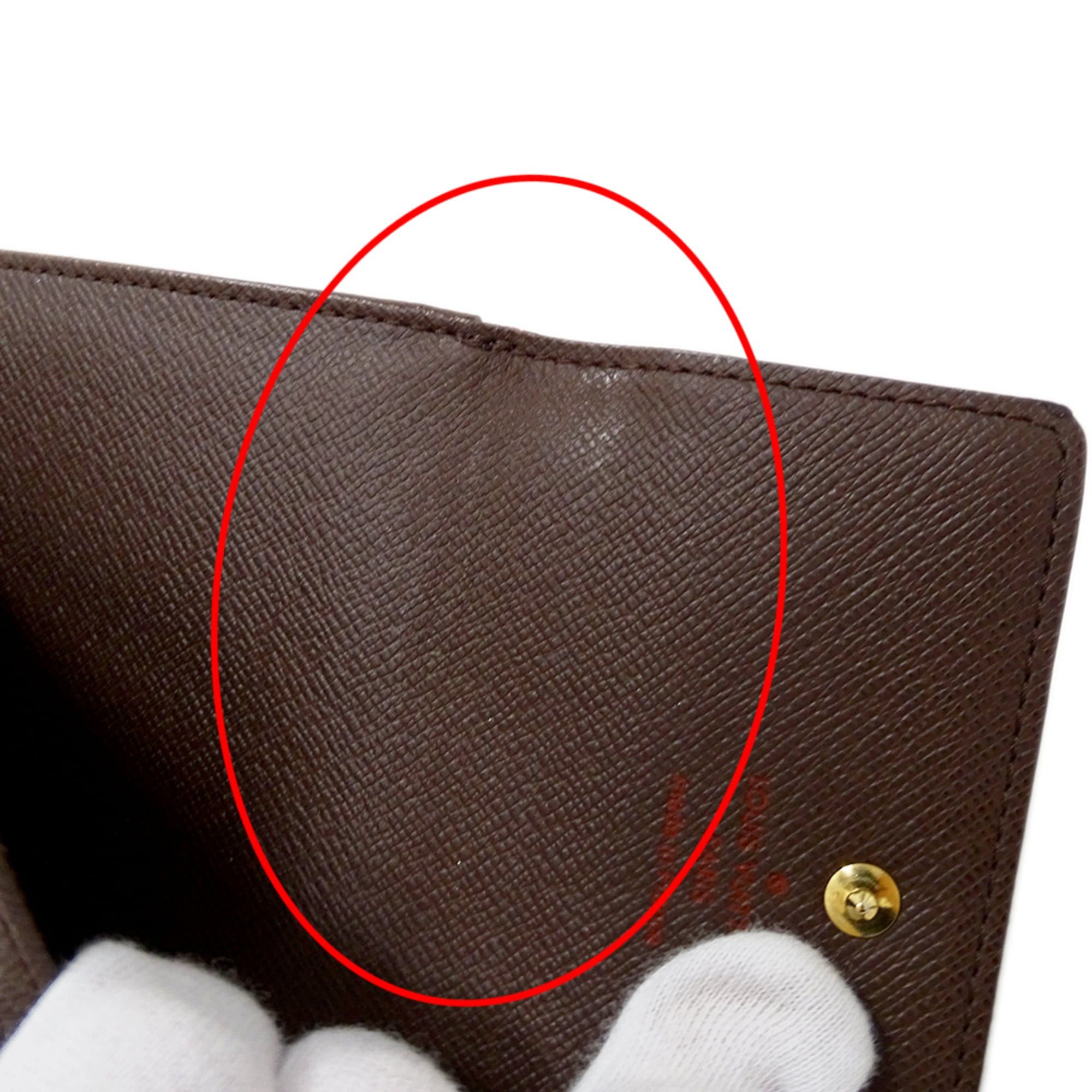 Louis Vuitton Louis Vuitton Damier Wallet for Women and Men, Brand Bi-fold Wallet, Portefeuille Elise N61654 Brown Size ONE SIZE - 9 Thumbnail