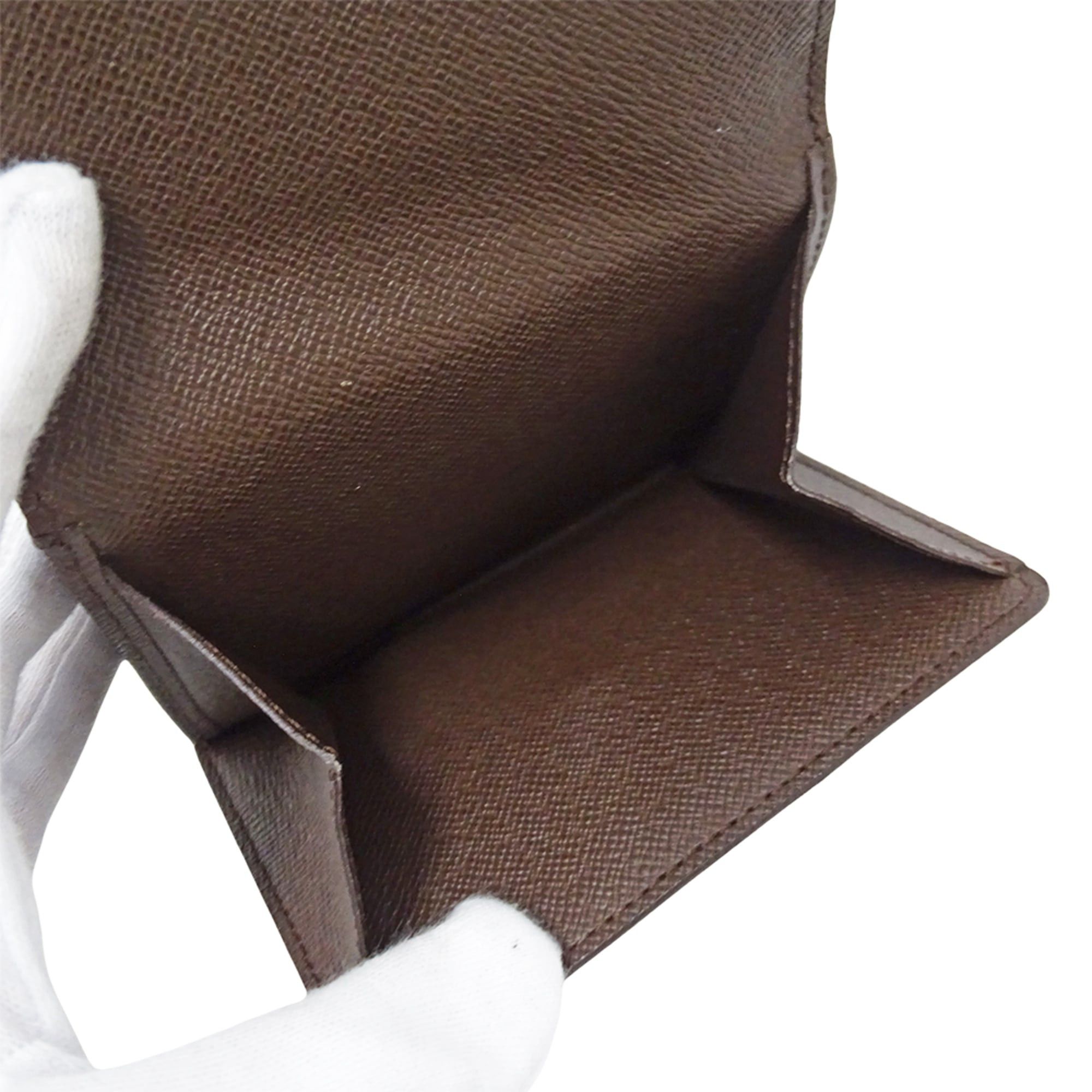 Louis Vuitton Louis Vuitton Damier Wallet for Women and Men, Brand Bi-fold Wallet, Portefeuille Elise N61654 Brown Size ONE SIZE - 7 Thumbnail