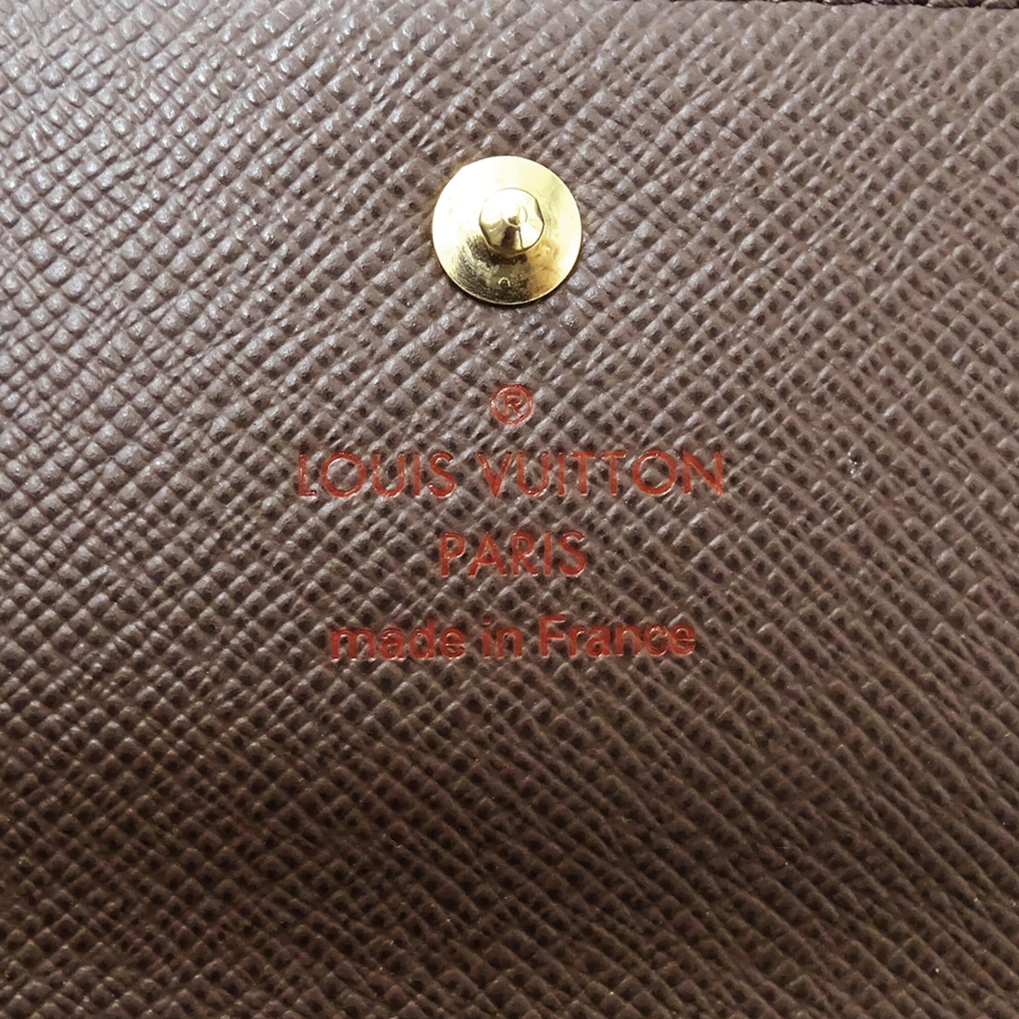 Louis Vuitton Louis Vuitton Damier Wallet for Women and Men, Brand Bi-fold Wallet, Portefeuille Elise N61654 Brown Size ONE SIZE - 5 Thumbnail