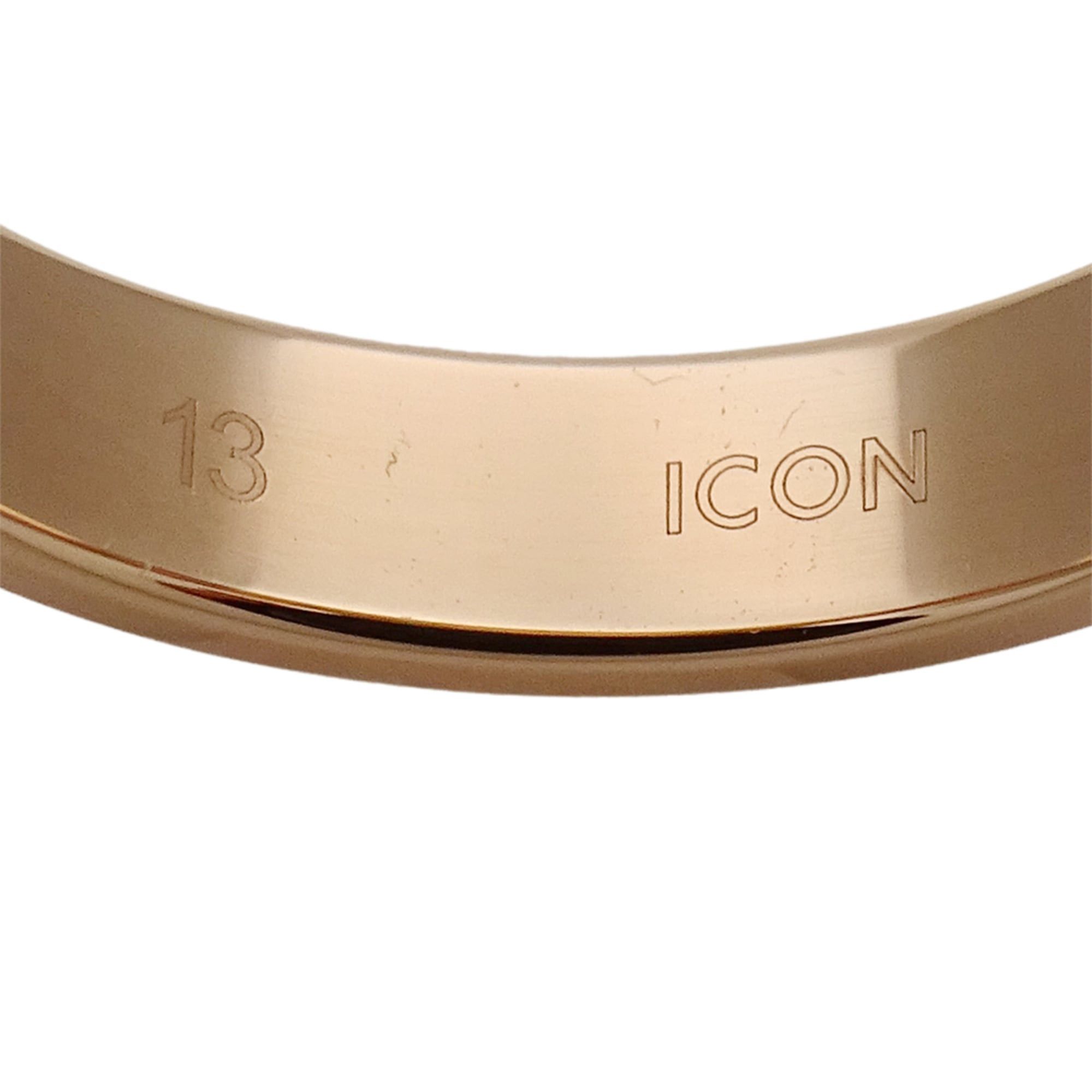 Gucci Gucci ring for women and men, brand name ring, 750PG Icon Slim Pink Gold, size #13 (approx. 1 inch), jewelry. Size ONE SIZE - 7 Thumbnail