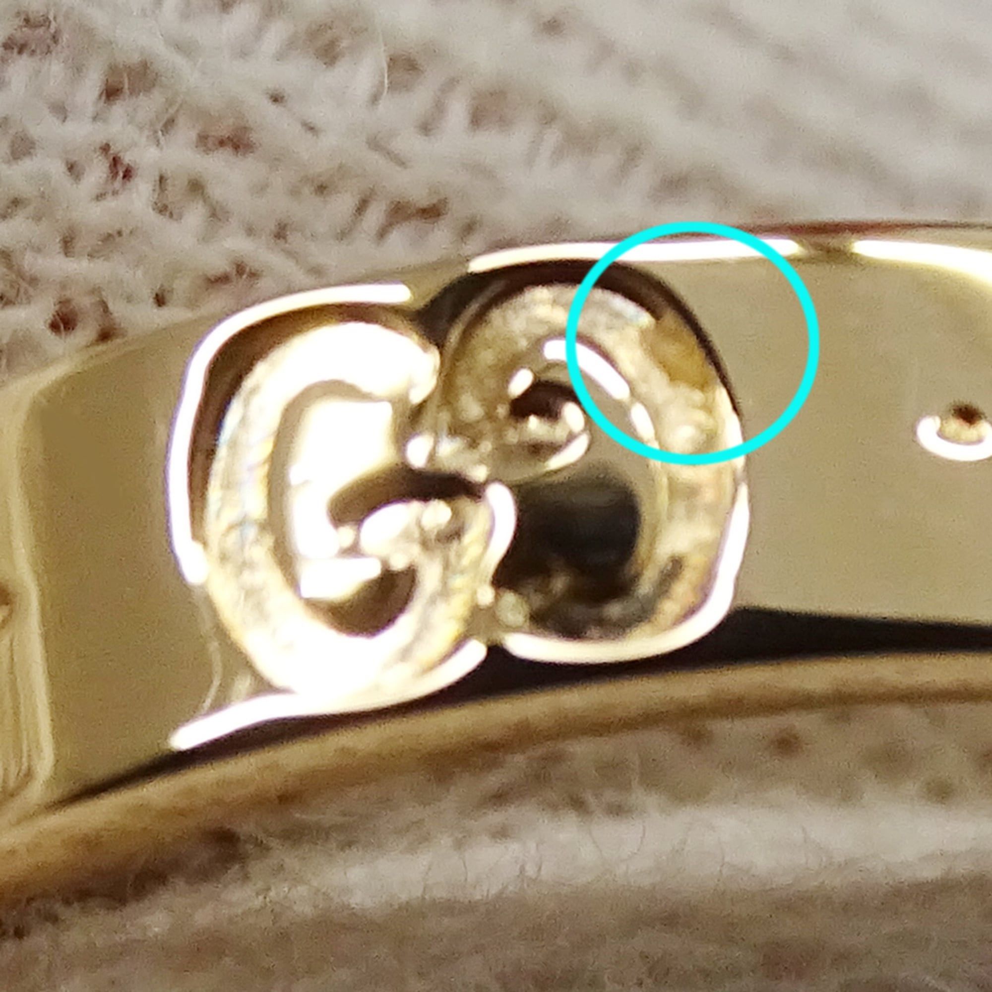 Gucci Gucci ring for women and men, brand name ring, 750PG Icon Slim Pink Gold, size #13 (approx. 1 inch), jewelry. Size ONE SIZE - 10 Thumbnail