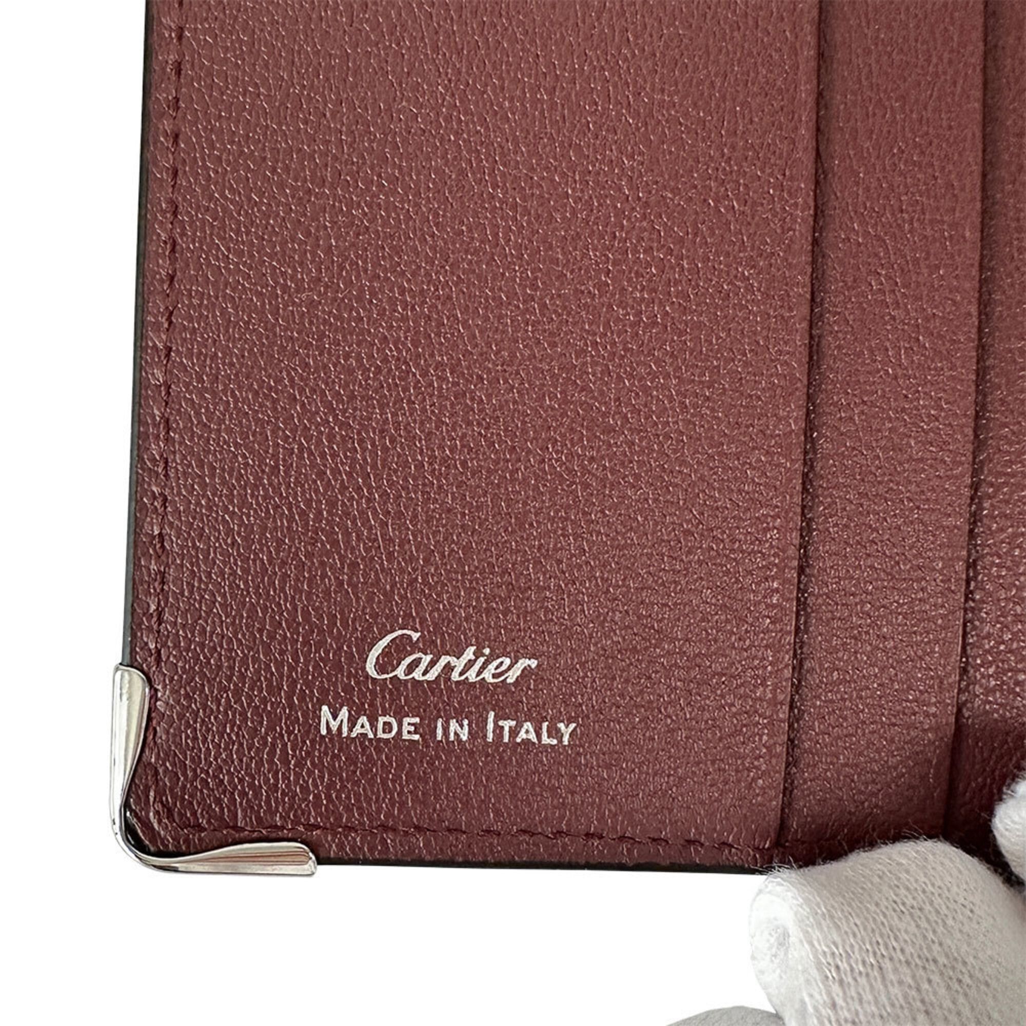 Cartier Cartier business card holder/card case for women and men, brand name, Must series, leather, black, compact, business. Size ONE SIZE - 7 Thumbnail