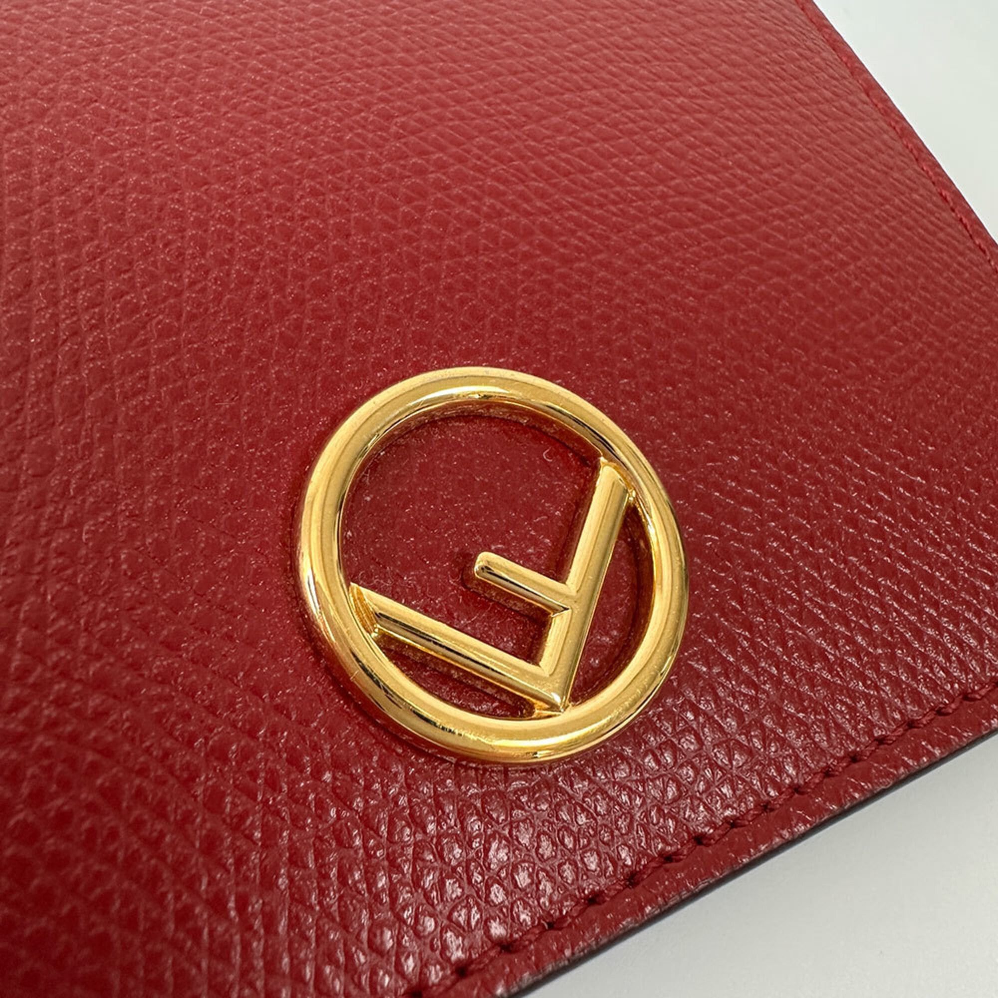 Fendi Fendi Women's Wallet, Brand: Effiz, Bi-fold Leather, Red, Compact Mini Wallet Size ONE SIZE - 11 Thumbnail