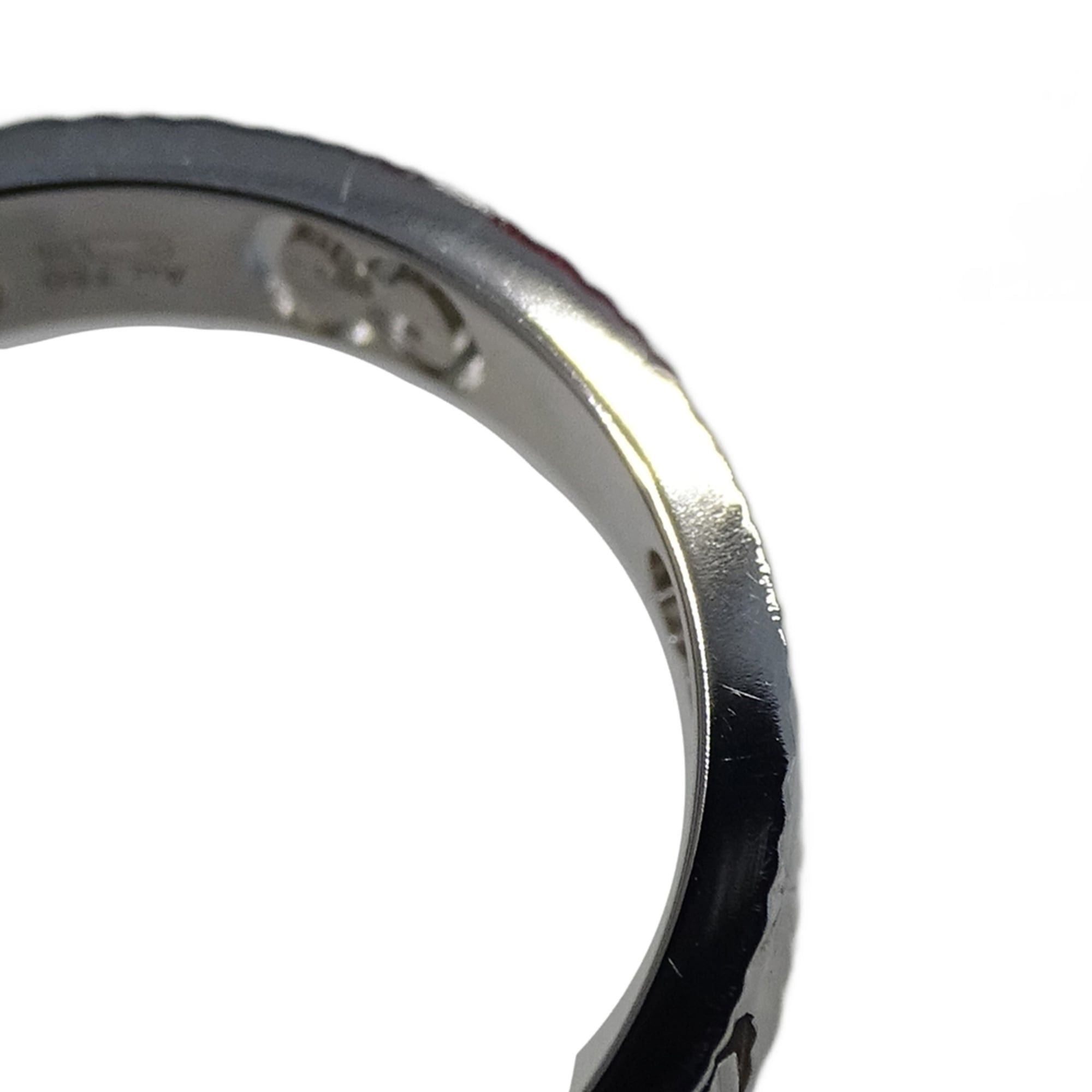 Gucci Gucci ring for women, brand name ring, 750WG Icon Heart, white gold, size #15 (approx. 1 inch), jewelry. Size ONE SIZE - 11 Thumbnail