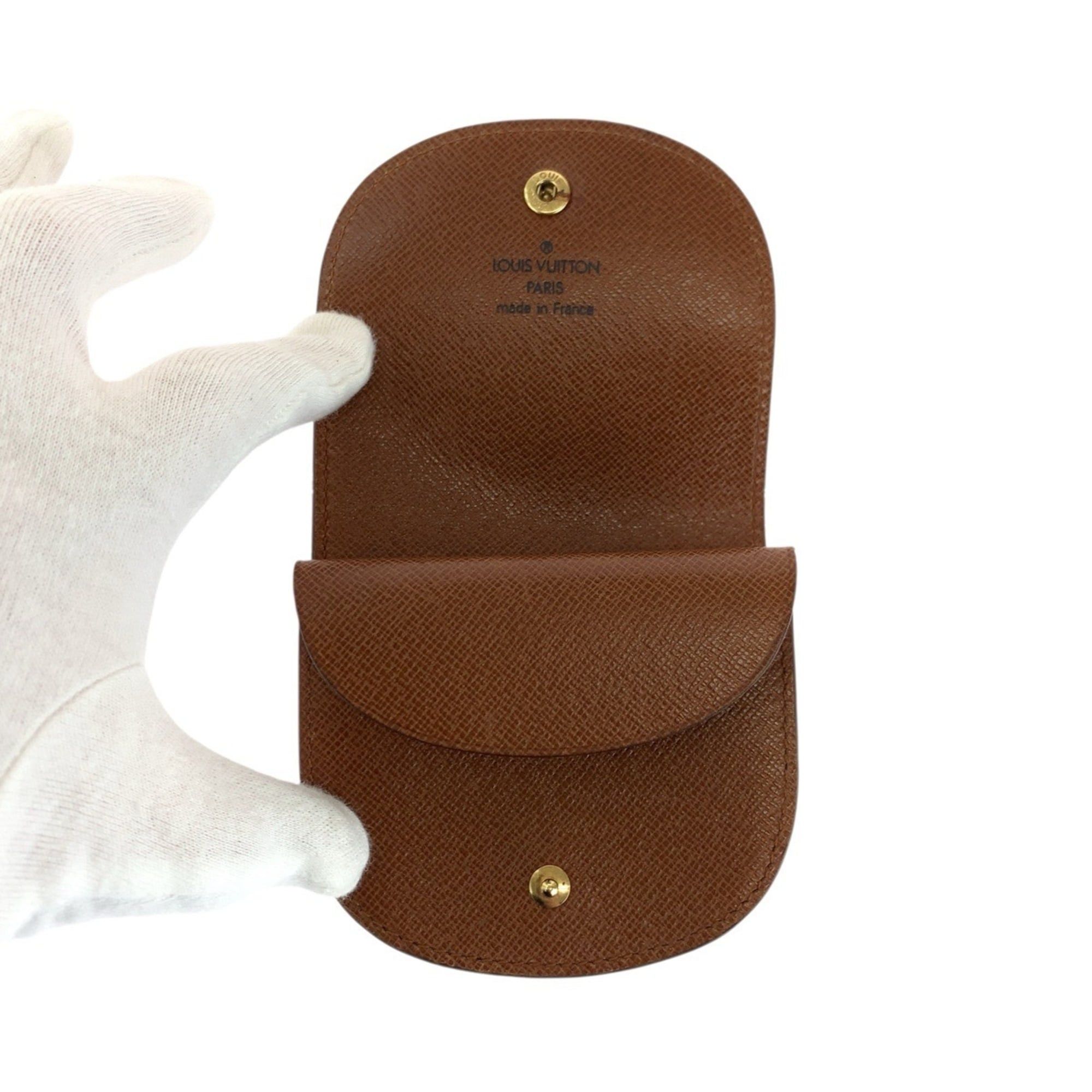 Louis Vuitton Louis Vuitton Monogram Portemonnaie Guze Brown Gold Hardware M61970 Wallet/Coin Case Coin Purse Unisex Women's Size ONE SIZE - 5 Thumbnail