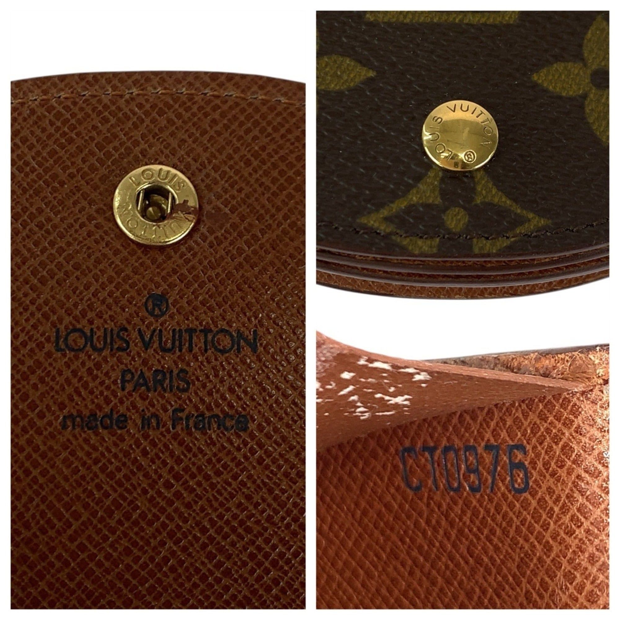 Louis Vuitton Louis Vuitton Monogram Portemonnaie Guze Brown Gold Hardware M61970 Wallet/Coin Case Coin Purse Unisex Women's Size ONE SIZE - 4 Thumbnail