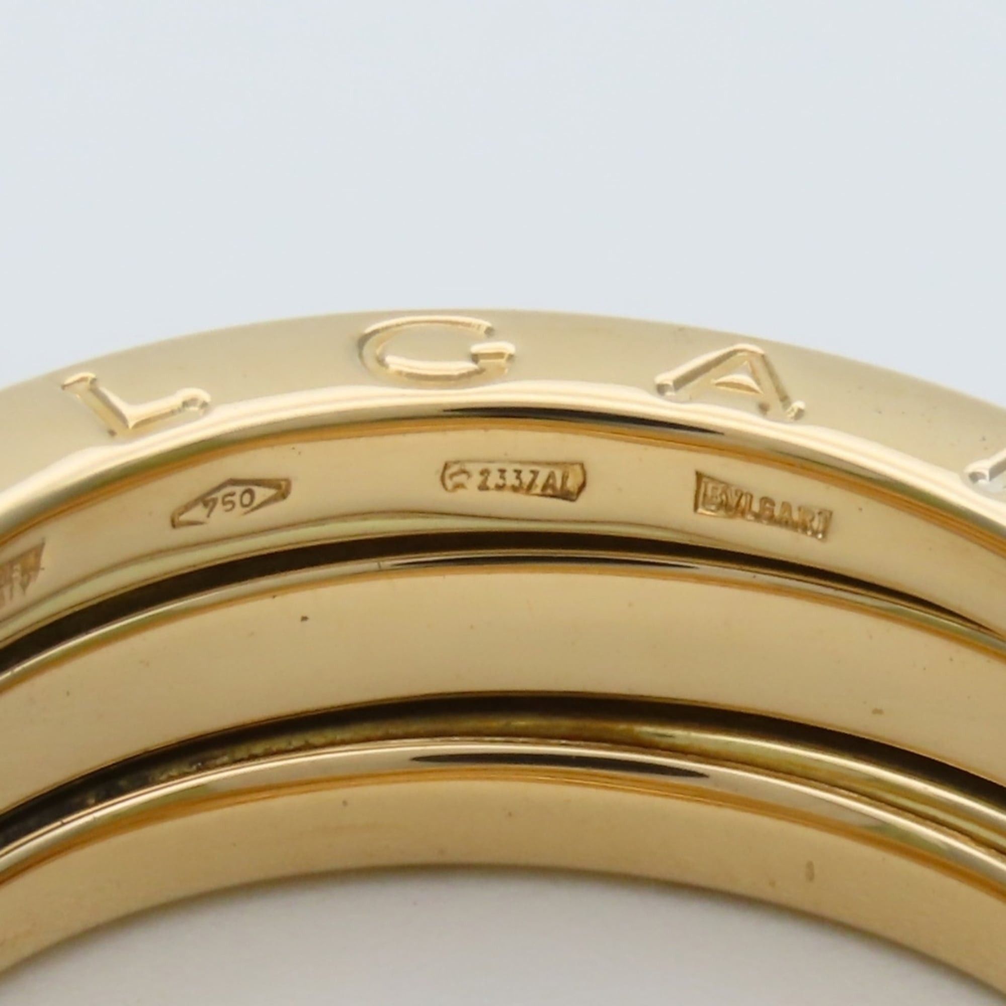 Bvlgari Bulgari Ring B-zero1 2-band 56 18K Yellow Gold Women's BVLGARI Size ONE SIZE - 8 Thumbnail