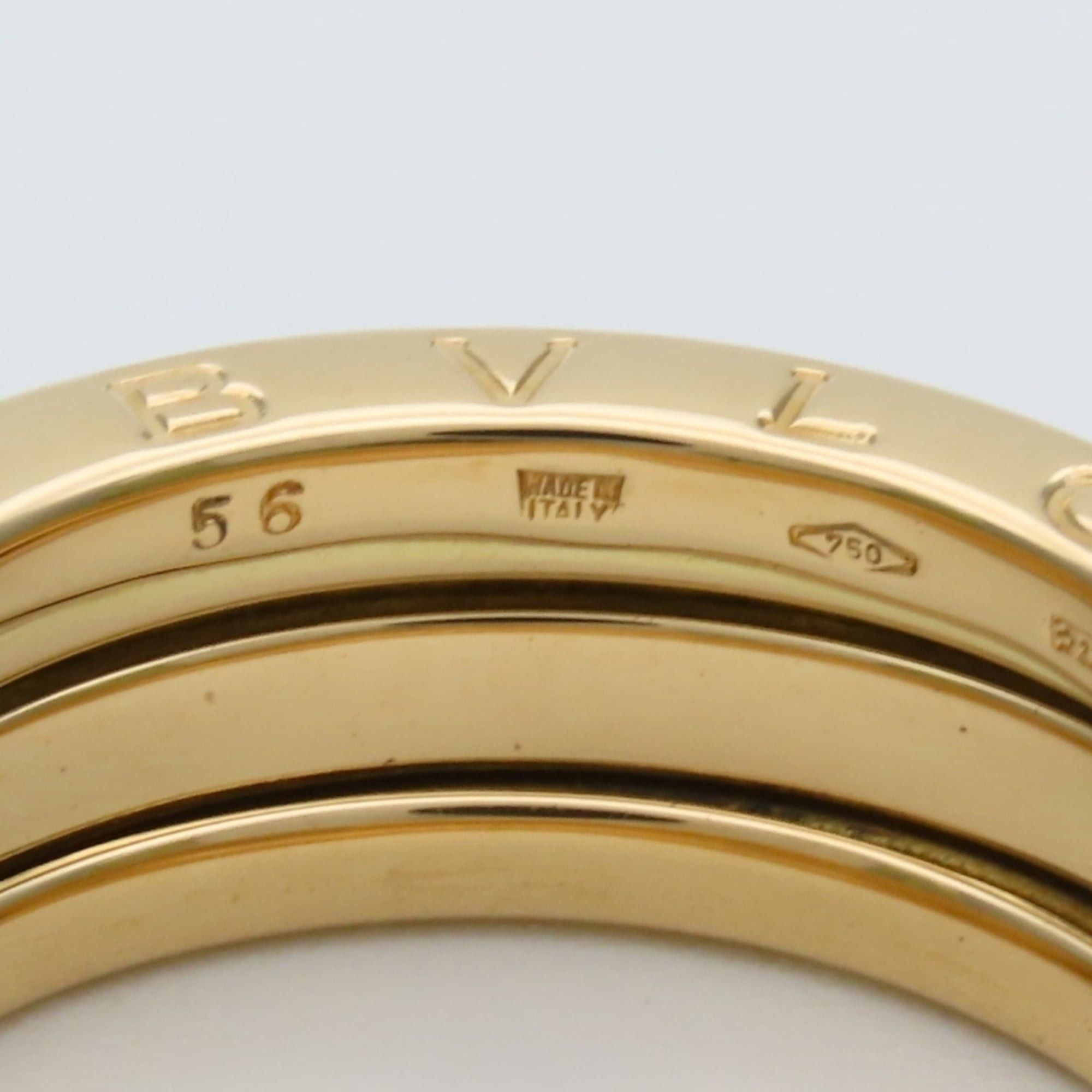 Bvlgari Bulgari Ring B-zero1 2-band 56 18K Yellow Gold Women's BVLGARI Size ONE SIZE - 7 Thumbnail