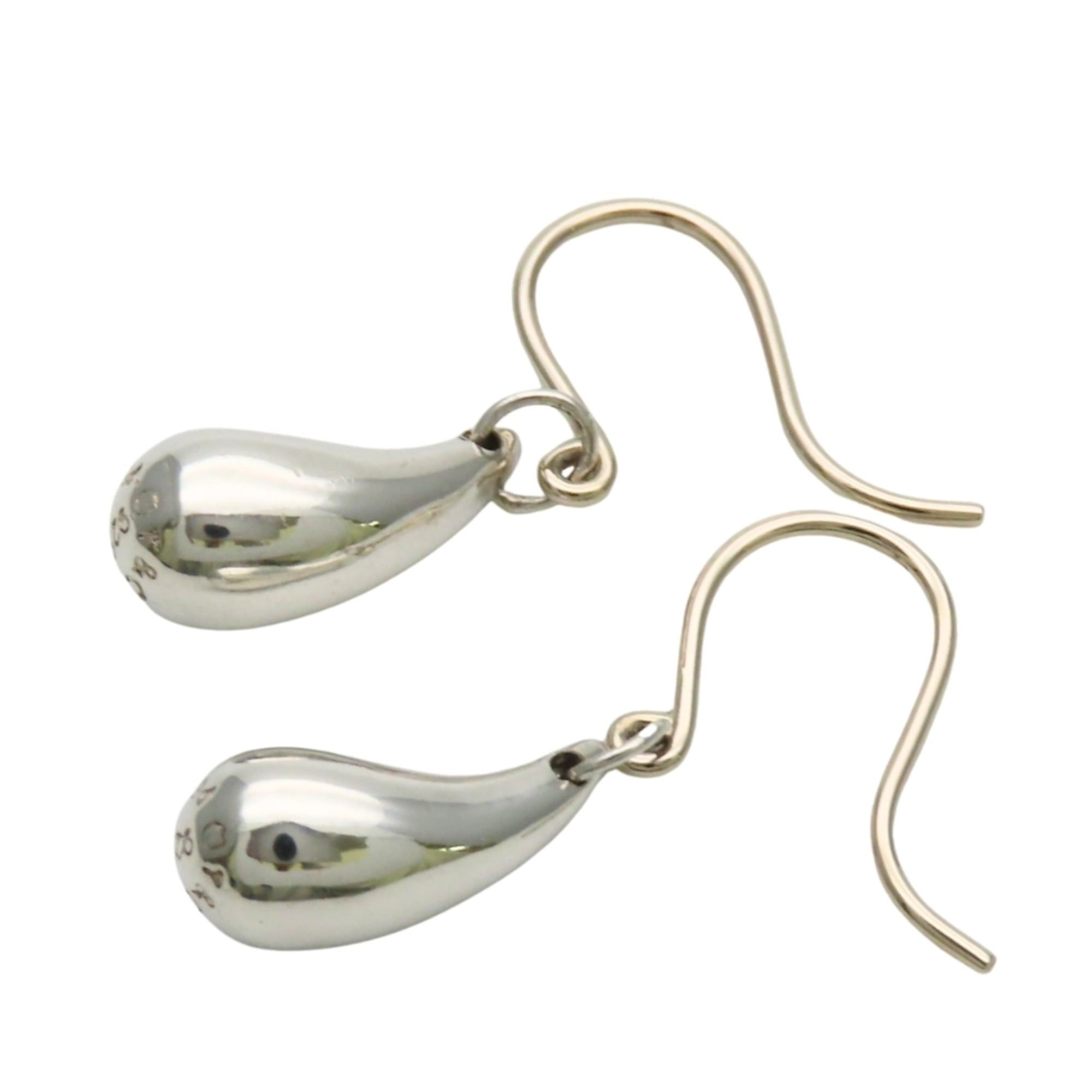 Tiffany & Co. Tiffany & Co. Teardrop Earrings, Sterling Silver 925, Hook Elsa Peretti Design, Women's. Size ONE SIZE - 2 Thumbnail