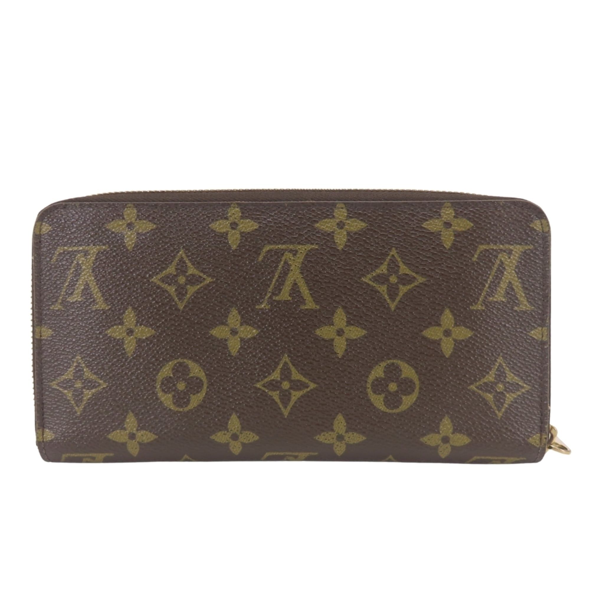 Louis Vuitton Louis Vuitton Zippy Wallet M60928 Monogram Turquoise Brown V-line Long for Women LOUIS VUITTON Size ONE SIZE - 3 Thumbnail