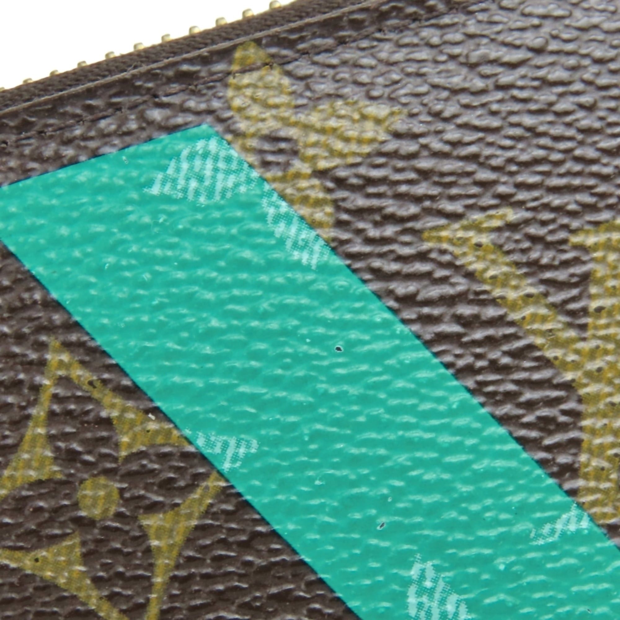 Louis Vuitton Louis Vuitton Zippy Wallet M60928 Monogram Turquoise Brown V-line Long for Women LOUIS VUITTON Size ONE SIZE - 10 Thumbnail
