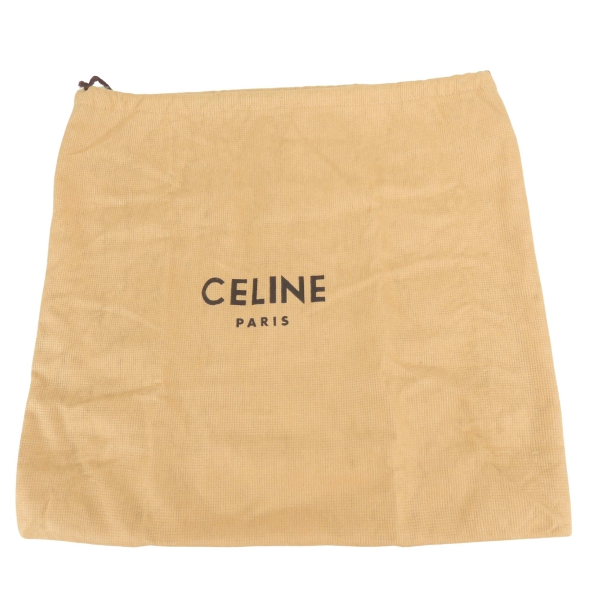 Celine Celine Gancini Leather Handbag, Black with Gold Hardware and Chain, for Women. Size ONE SIZE - 25 Thumbnail