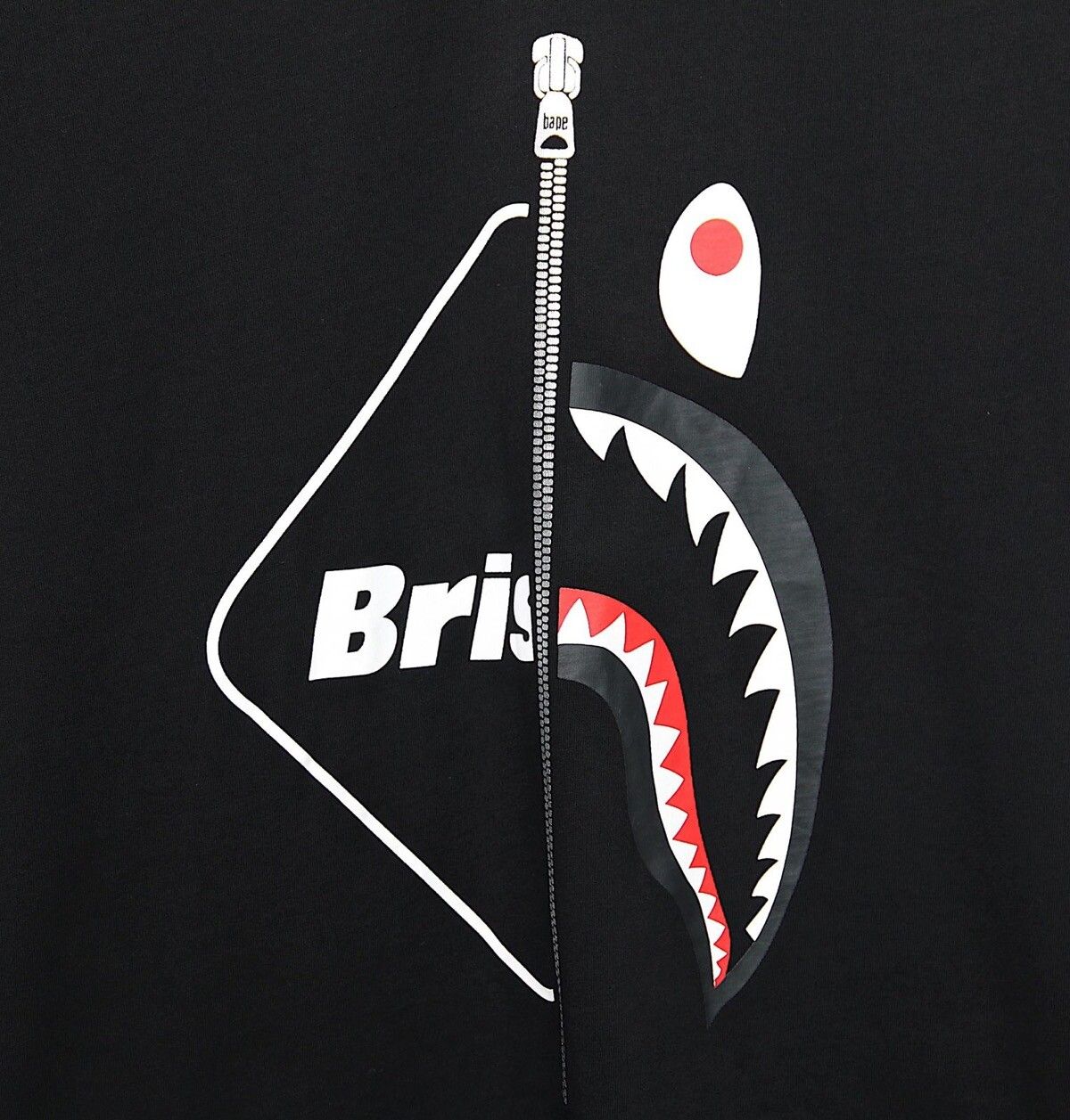 Bape FINAL PRICE Bape x F.C.R.B Shark Tee | Grailed