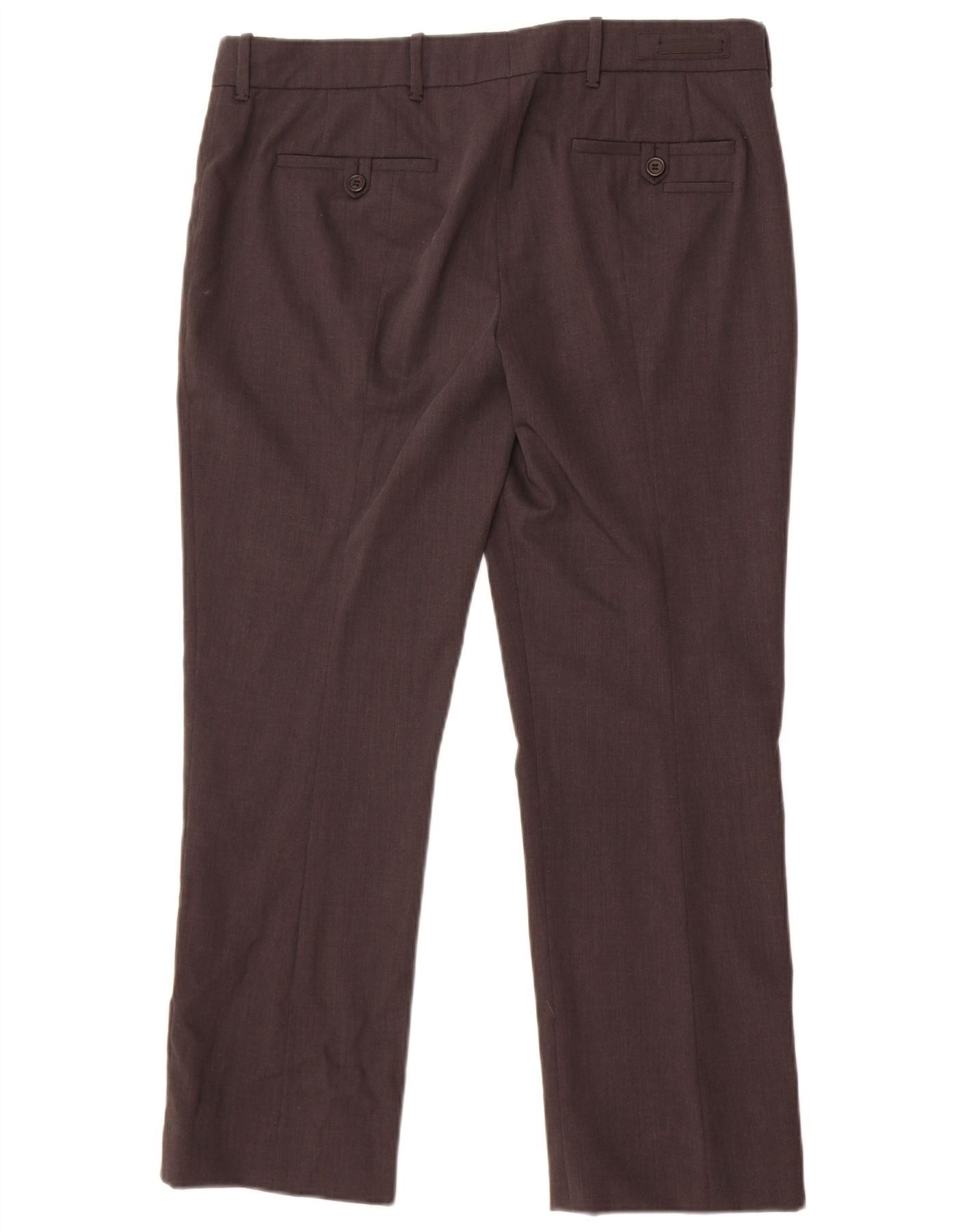 Prada Womens Straight Suit Trousers IT 44 Medium W34 L26 Grey Size 32" / US 10 / IT 46 - 2 Thumbnail