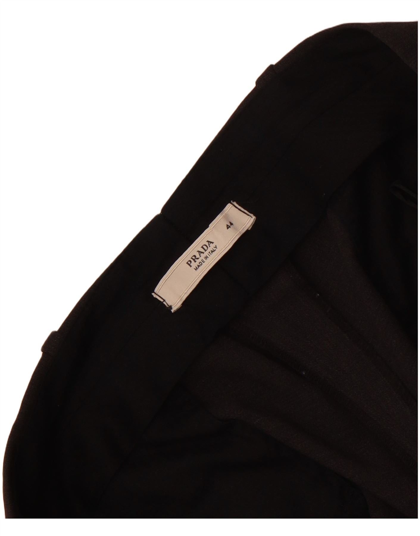 Prada Womens Straight Suit Trousers IT 44 Medium W34 L26 Grey Size 32" / US 10 / IT 46 - 3 Thumbnail