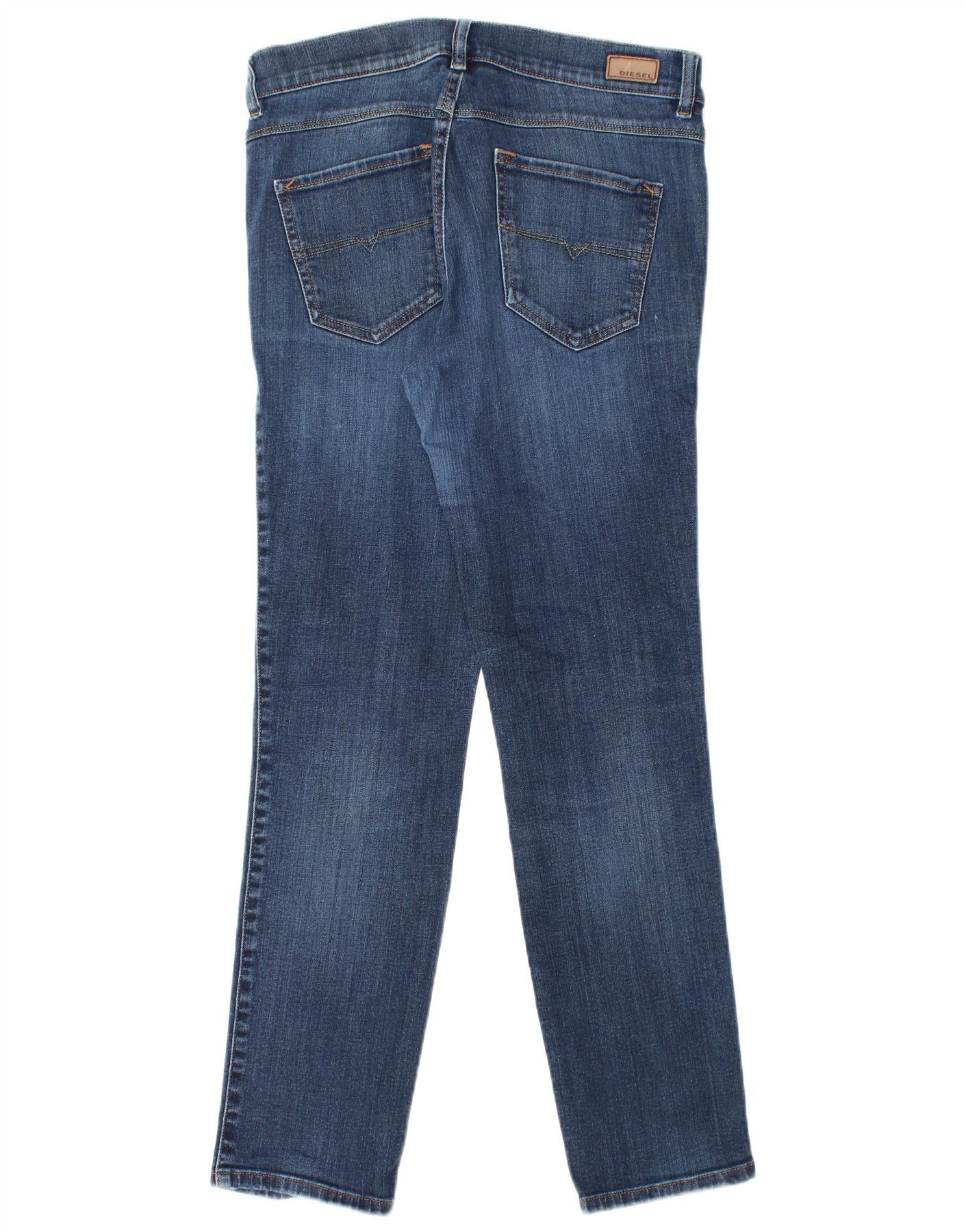 Diesel Womens Slim Jeans W29 L29 Blue Cotton Size 42" / US 20 - 2 Thumbnail