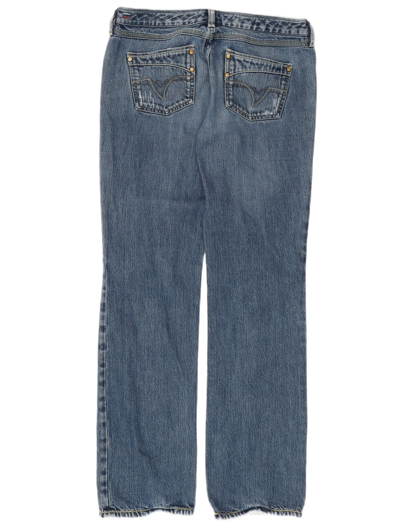 Diesel Womens Kycut Straight Jeans W30 L32 Blue Cotton Size 42" / US 20 - 2 Thumbnail