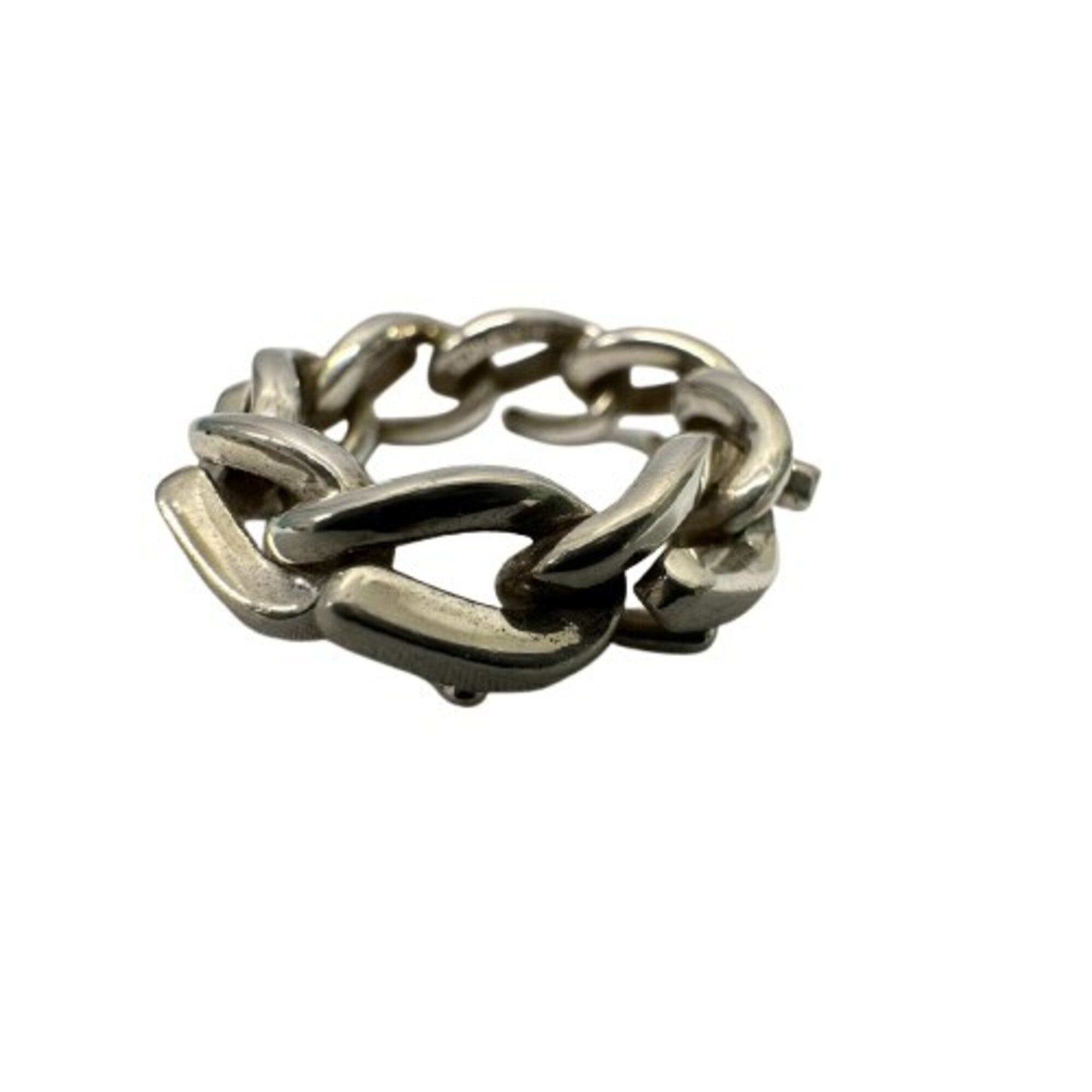 Tiffany & Co. Tiffany & Co. Forgelink SV925 Ring, Silver, Size 12 Size ONE SIZE - 3 Thumbnail
